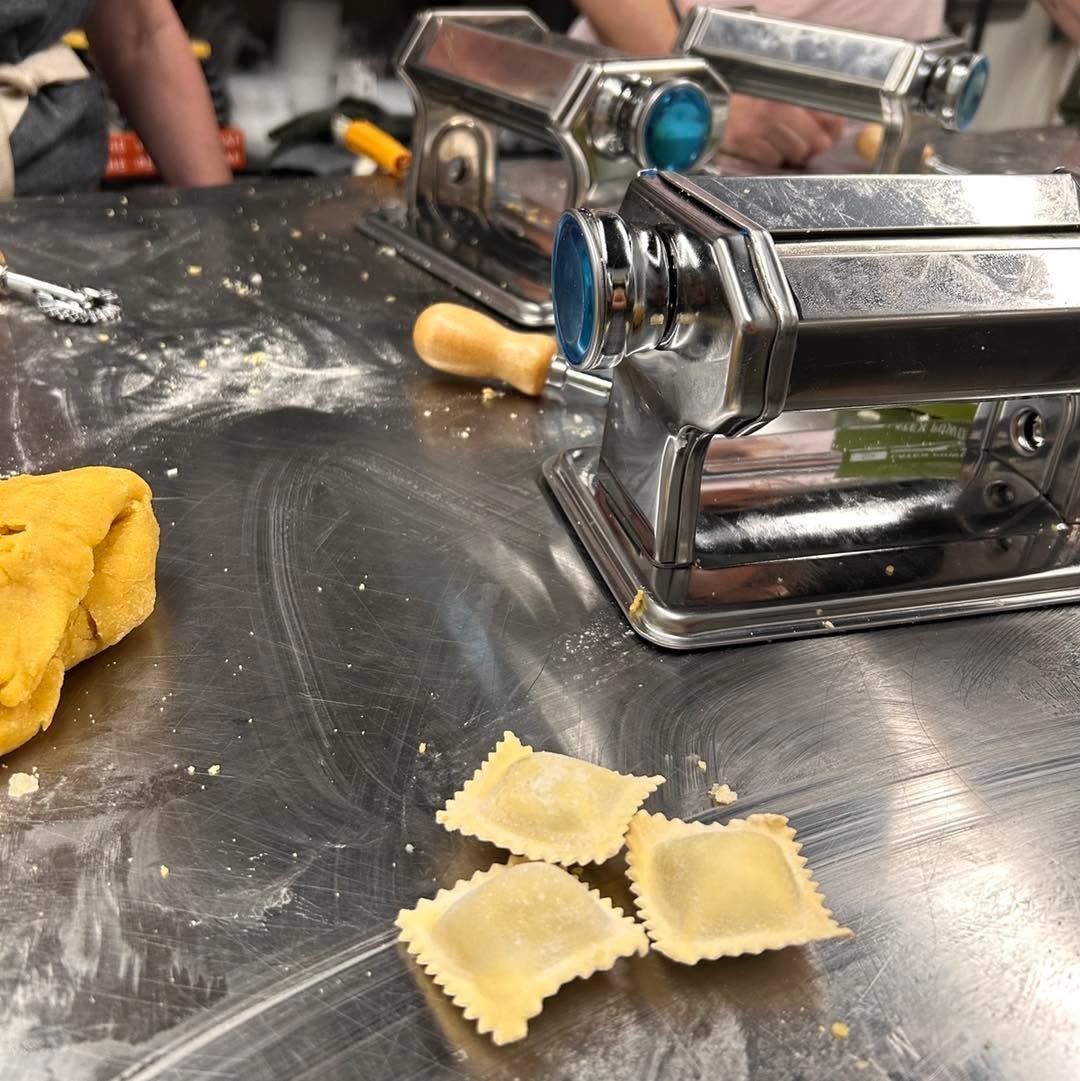 🇮🇹National Pasta Day is in two days!
🍝Making pasta from scratch is a fun kitchen project to involve the kids and adults in together. Give each kid their own little pile of flour and see what comes out! You’ll either love the project, or lea