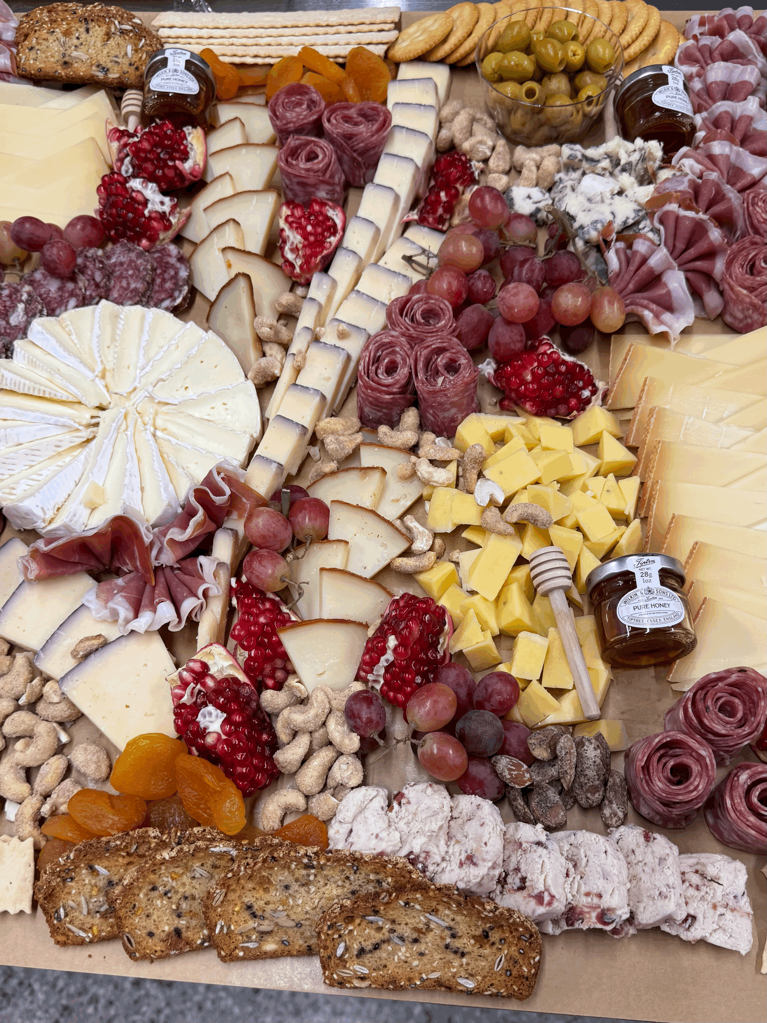 Holiday Themed Charcuterie Board for 20
