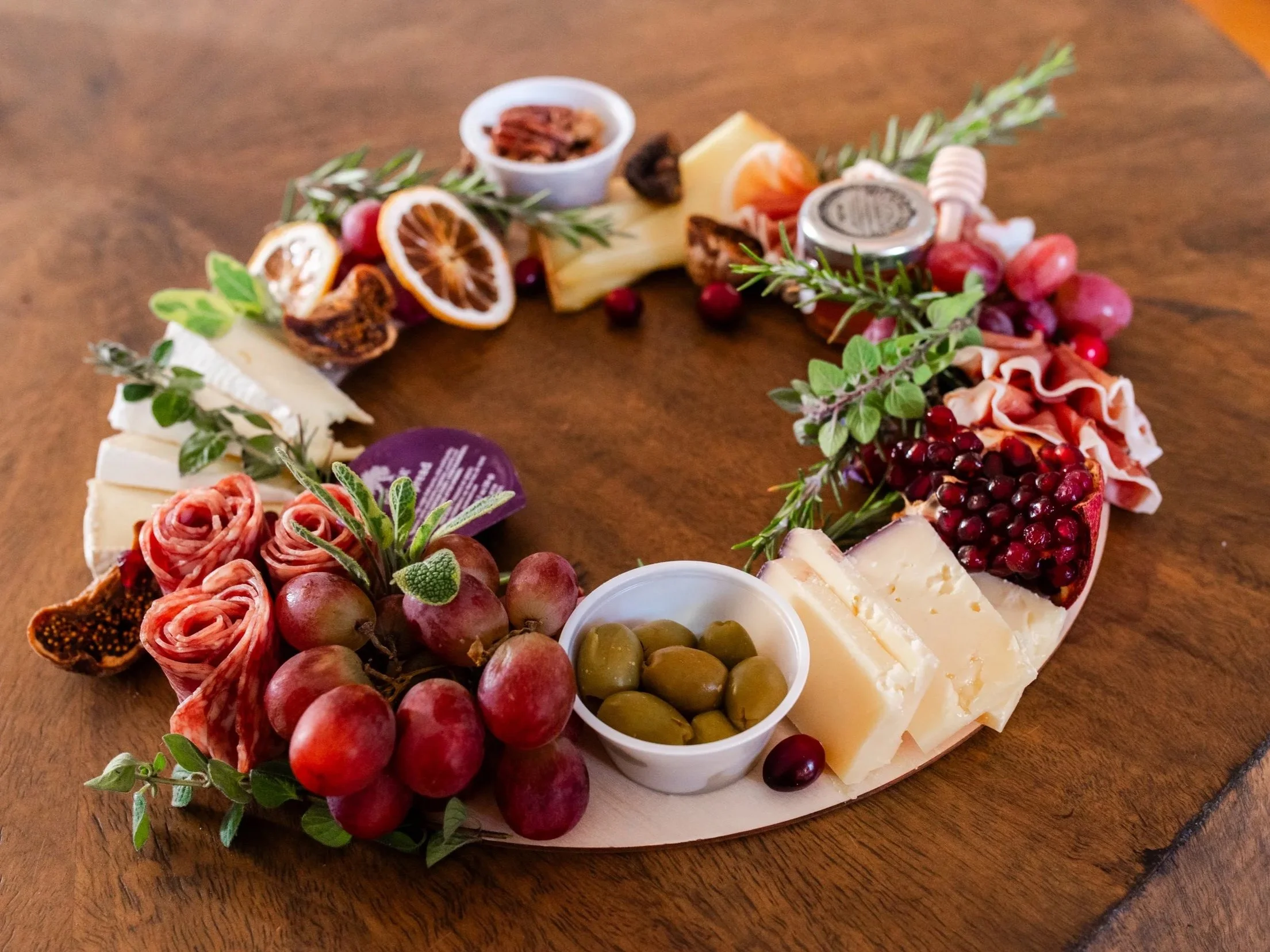 Christmas Wreath Charcuterie for 4