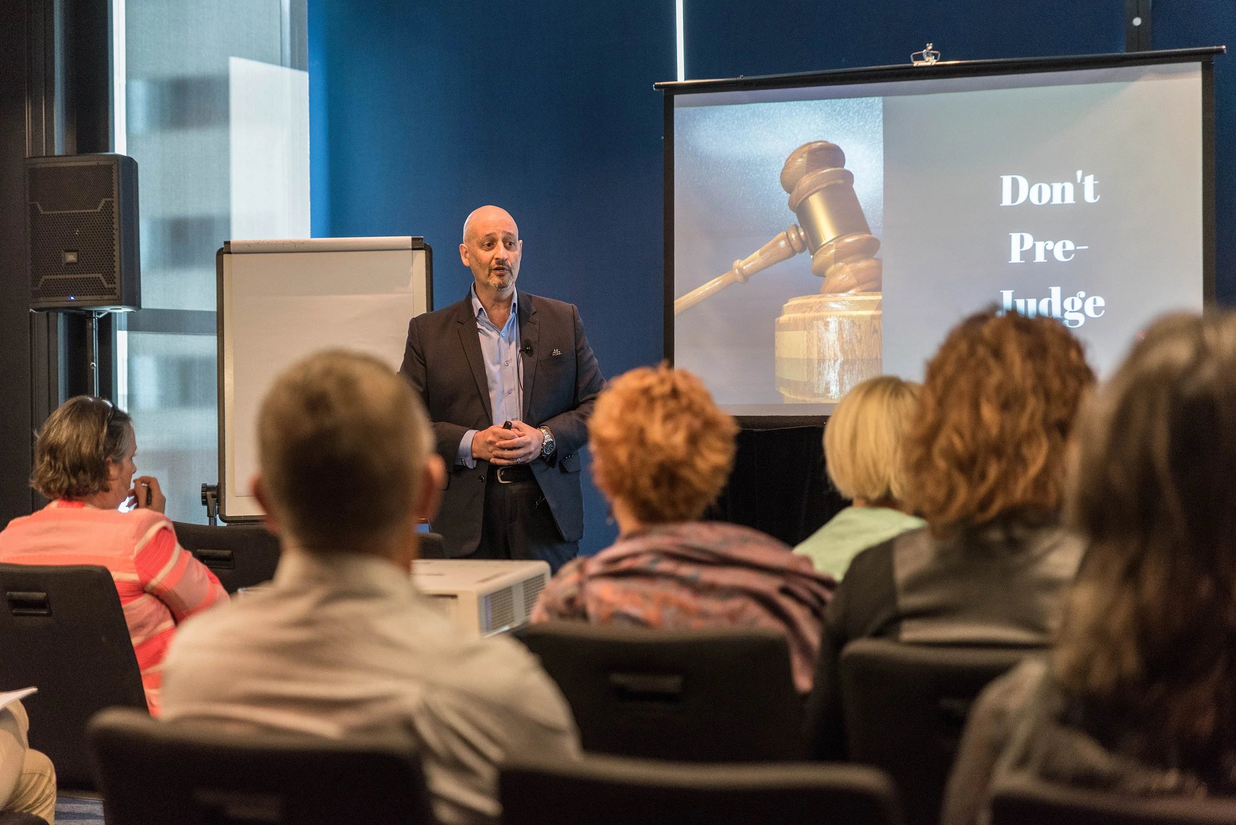 Elias Kanaris is delivering a workshop to the Executive Leadership Team