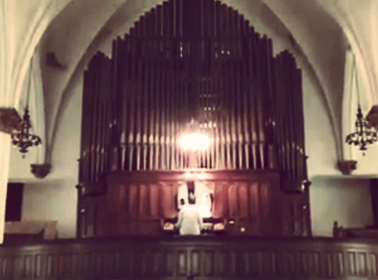 Parker MacIver Hinnenkamp plays on the 1898 Felgemaker organ in Sacred Heart Music Center in Duluth, Minnesota.
