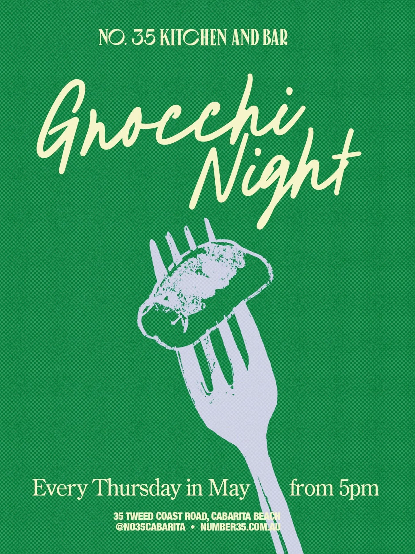 She&rsquo;s back by popular demand! Gnocchi will be our Thursday eve special every week in May - kicking off a little early this Thursday. Join us from 5PM till sold out for handmade potato goodness tossed in a new sauce offering each week.

Bookings