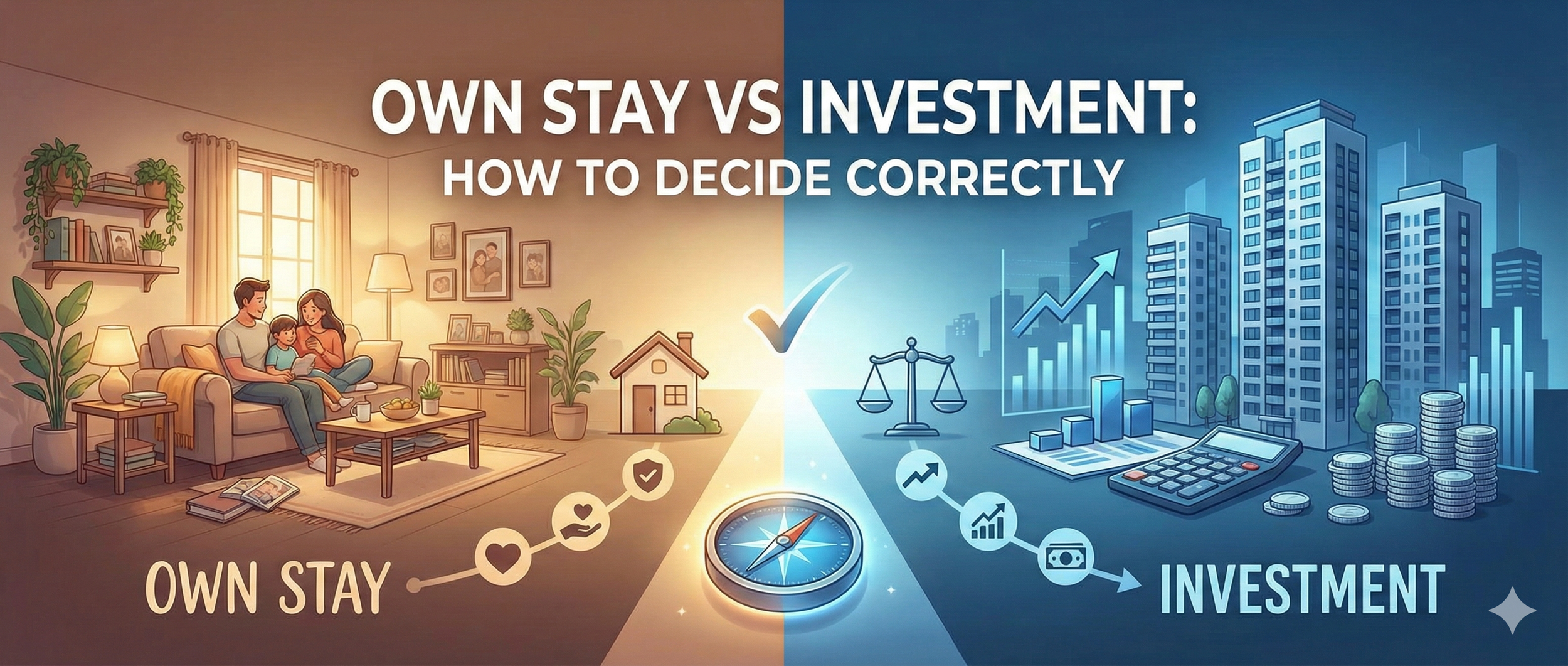 Own Stay vs. Investment: How to Decide Correctly?