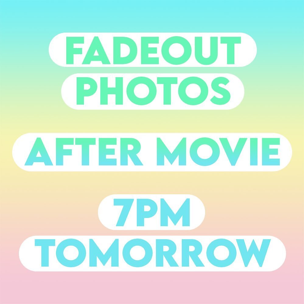 📣 After movie and photos to be dropped tomorrow at 7pm! 📣

🙏 Thanks again to everyone who turned up and we can&rsquo;t wait to get started on FADEOUT 2022 soon! 🙏
