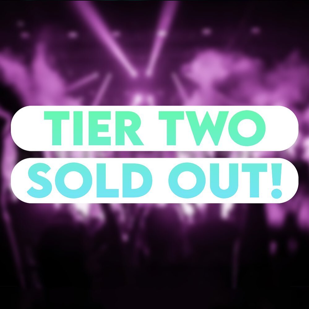 📣 TIER 2 SOLD OUT!! 📣

🎫 Our last allocation of tickets is all that&rsquo;s available for purchase! All tickets are GA so no issues if your mates got in earlier! 🎫

🔗 Link in bio! 🔗