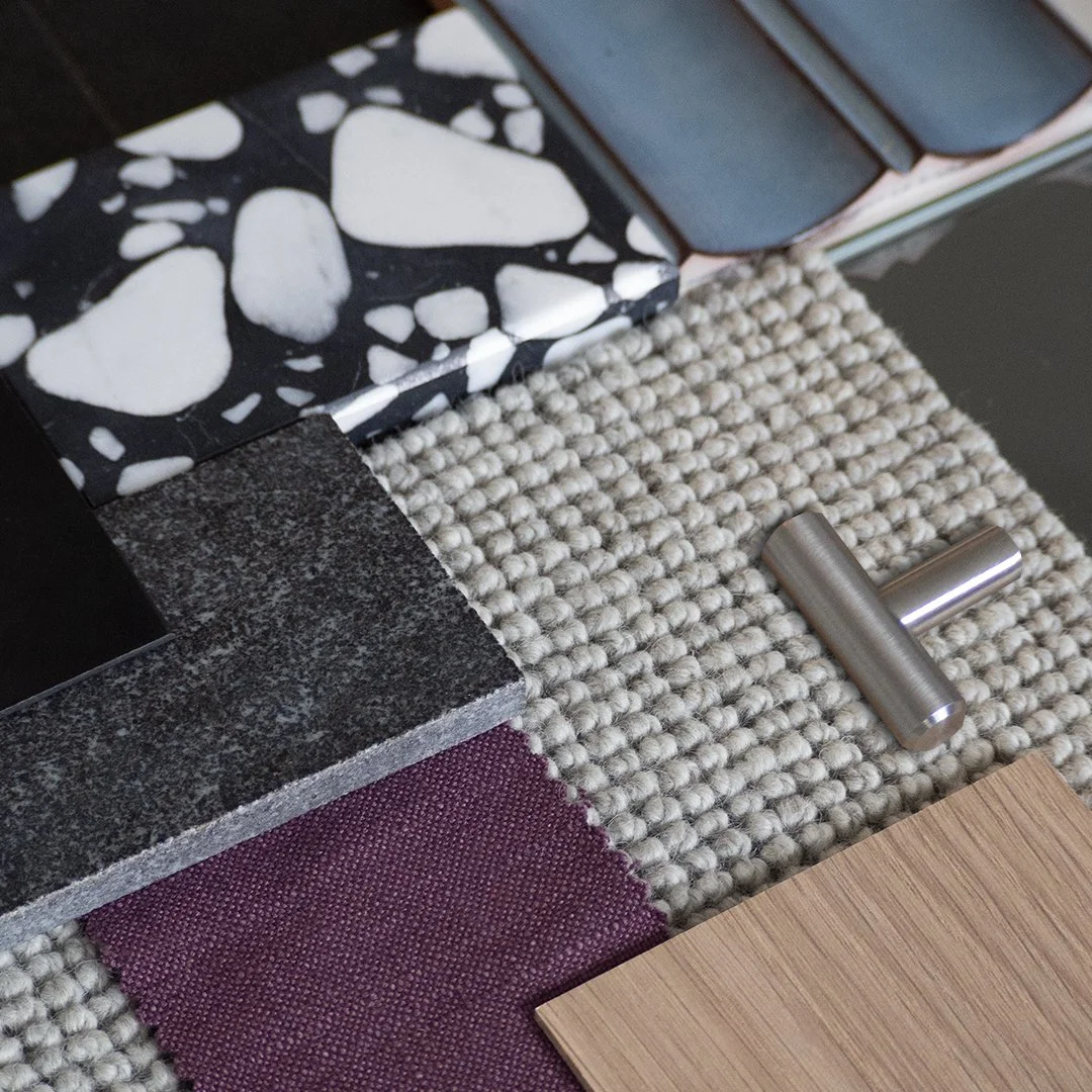 Concept flat lay for an upcoming home.

Tiles - @academytiles 
Terrazzo - @stonetileprojects 
Flooring - @kustomtimber 
Melamine - @eltongroup 
Upholstery - @instyle_au 
Carpet - @godfreyhirst 
Hardware - @linearstandard 

#newproject #watchthisspace