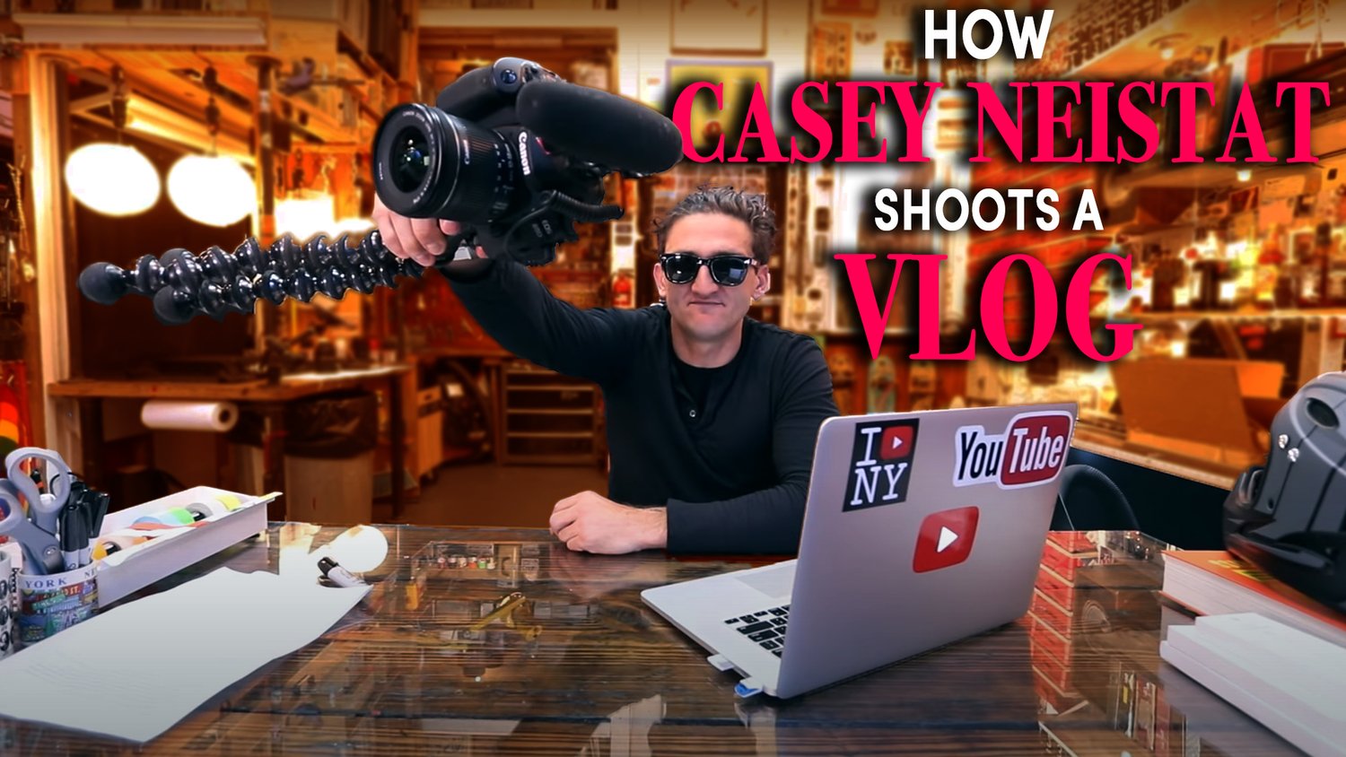 How to Vlog – with Casey Neistat – for the love of vlog