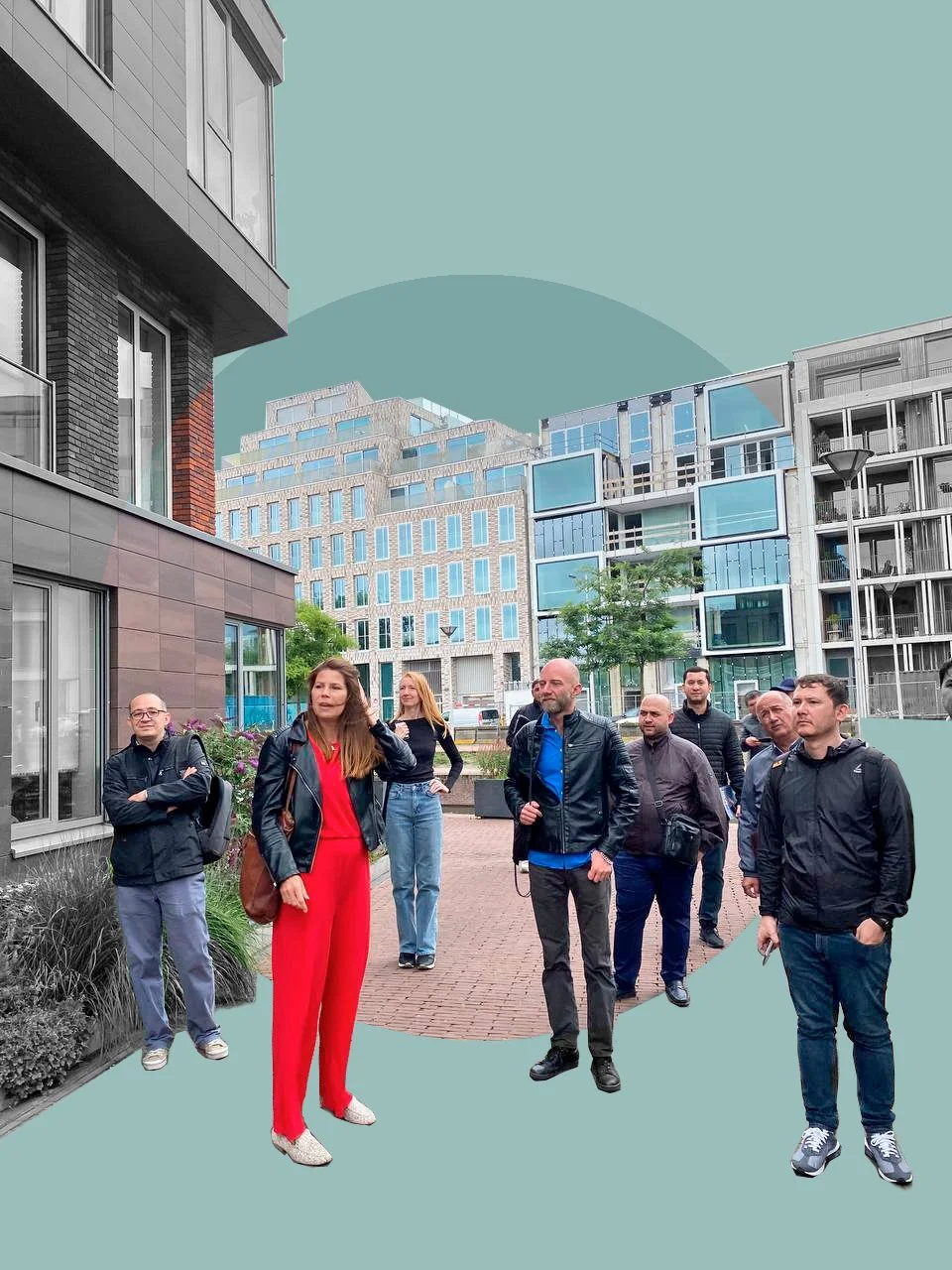 Oezbeken vakgenoten bezoeken Delft