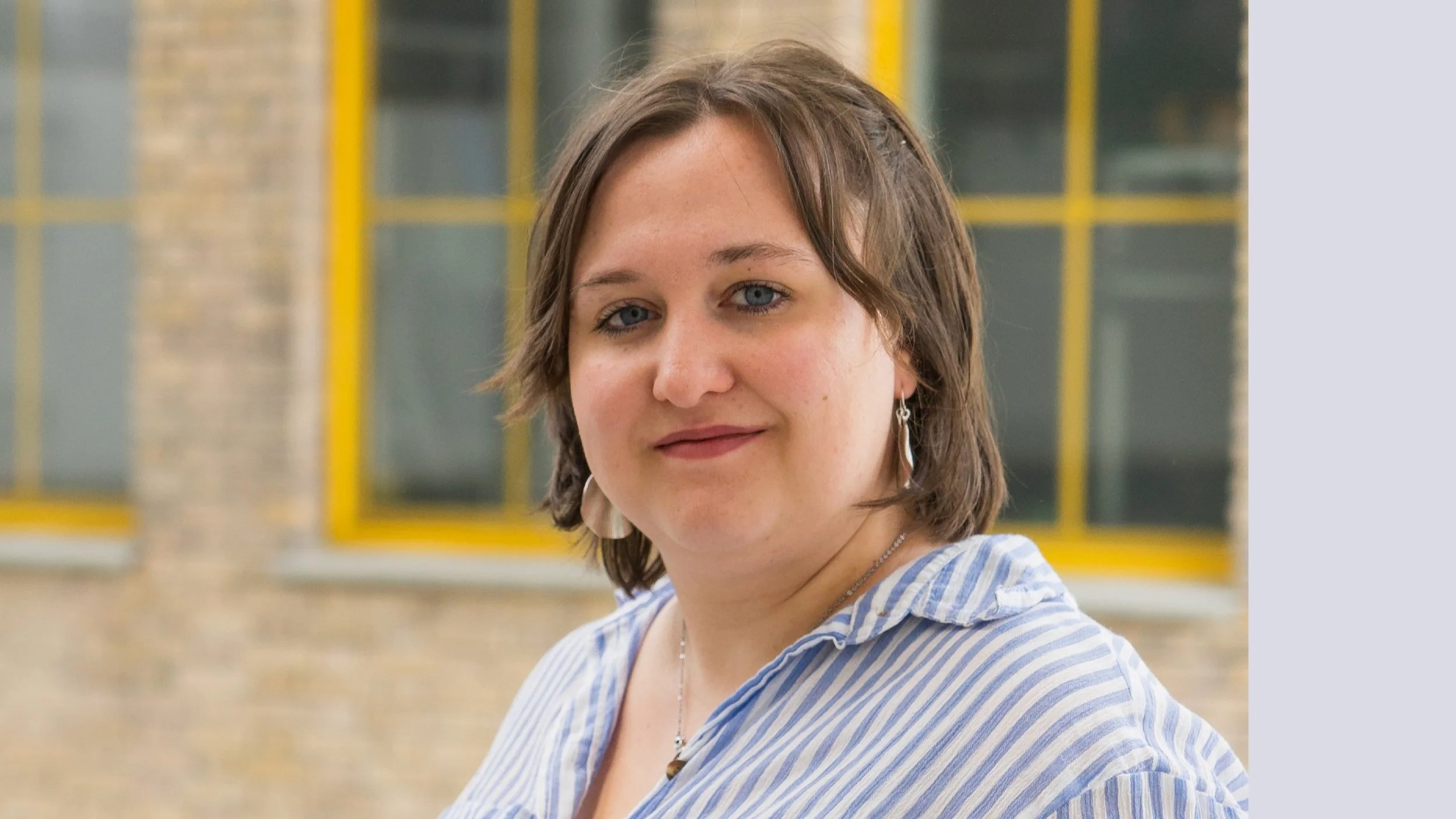 Collega Saskia in beeld