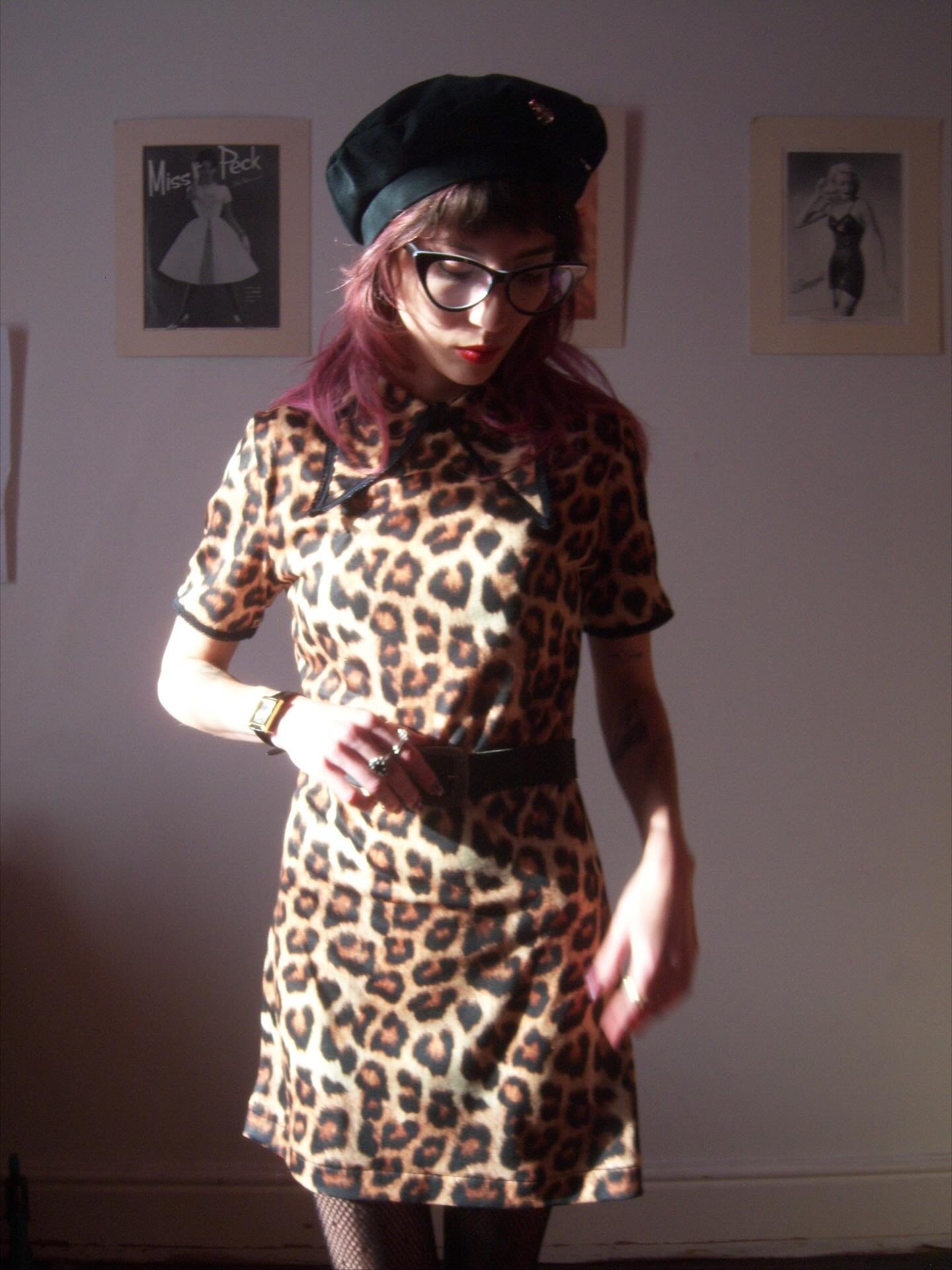 A moment for the Leopard Print Lily Dress and some of my fave leopard-wearing icons 🖤