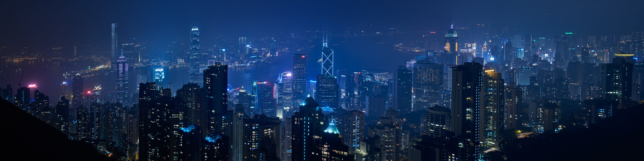 Hongkong Kowloon vom Peak aus fotografiert von Jürg Kaufmann
