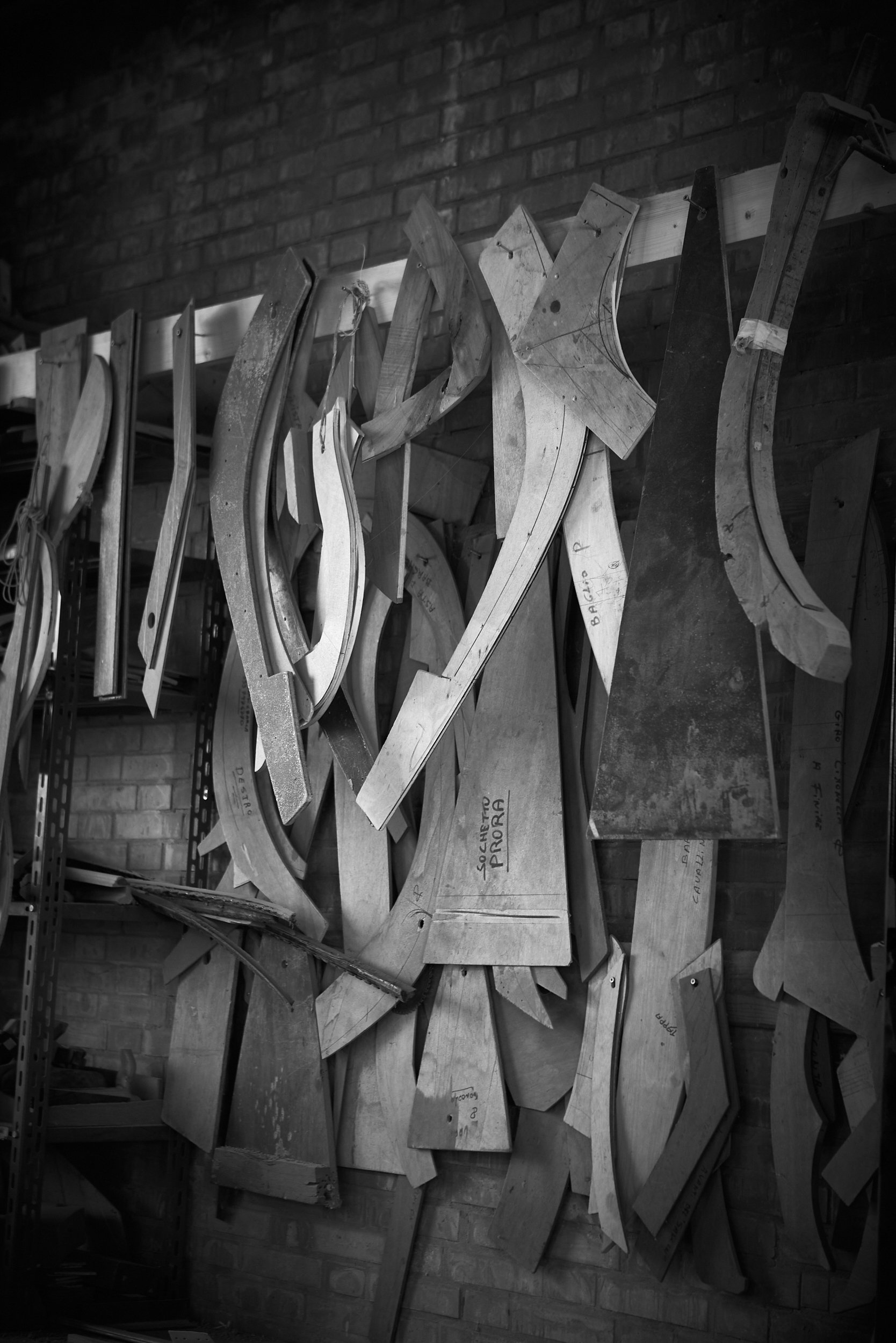 The Venetian squero from the master Crea is the shipyard where Venetian gondolas are built following ancient traditions.