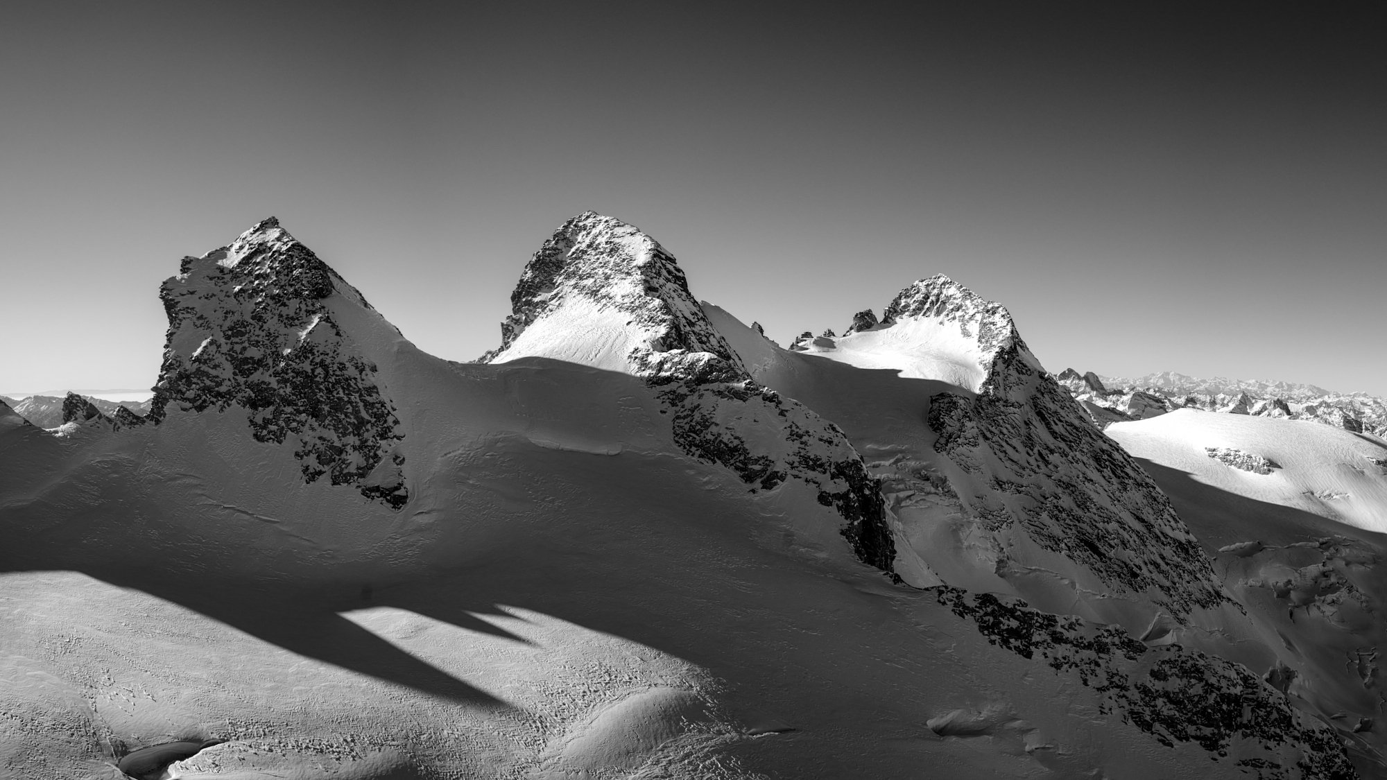 Trio Grande, La Sella und Piz Glüschaint