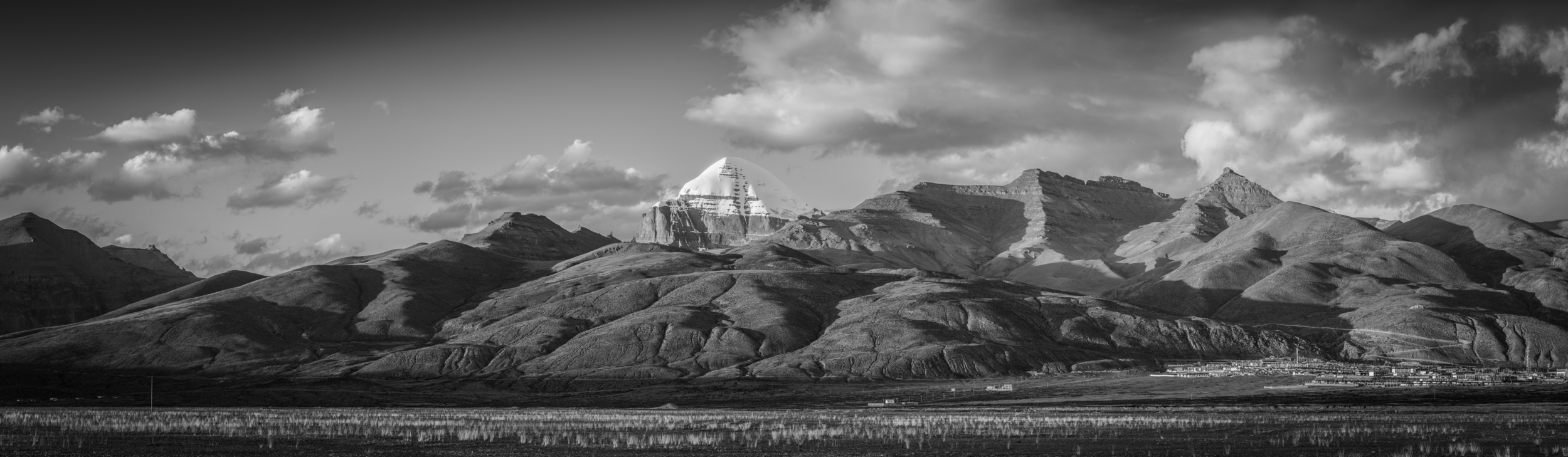 Der Berg Kailash mit dem Kangrinboqe-Gipfel in Tibet