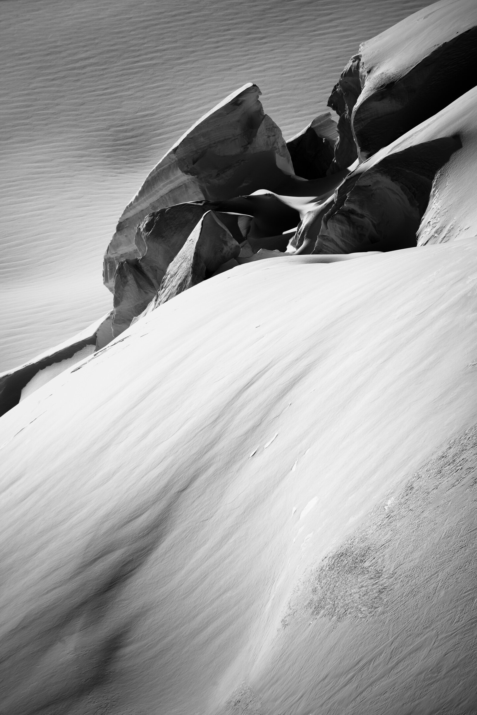 Fine Glacier, Bergfotografie, Aletschgletscher Fotos von Juerg Kaufmann