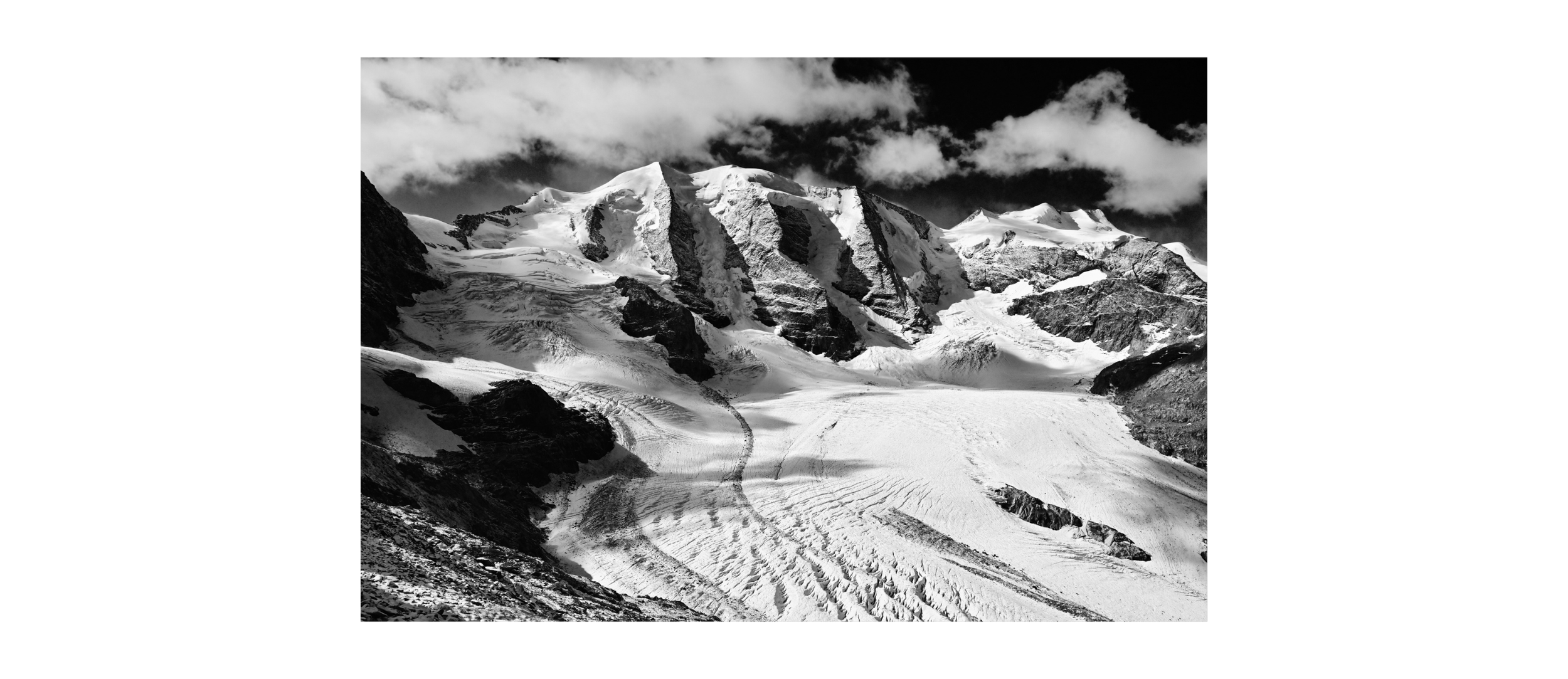 Stürmischer Tag auf dem Piz Palü