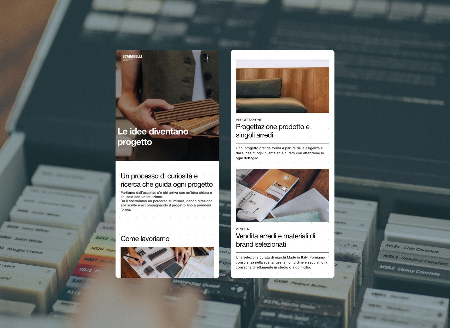 Web designing for Scarabelli1920