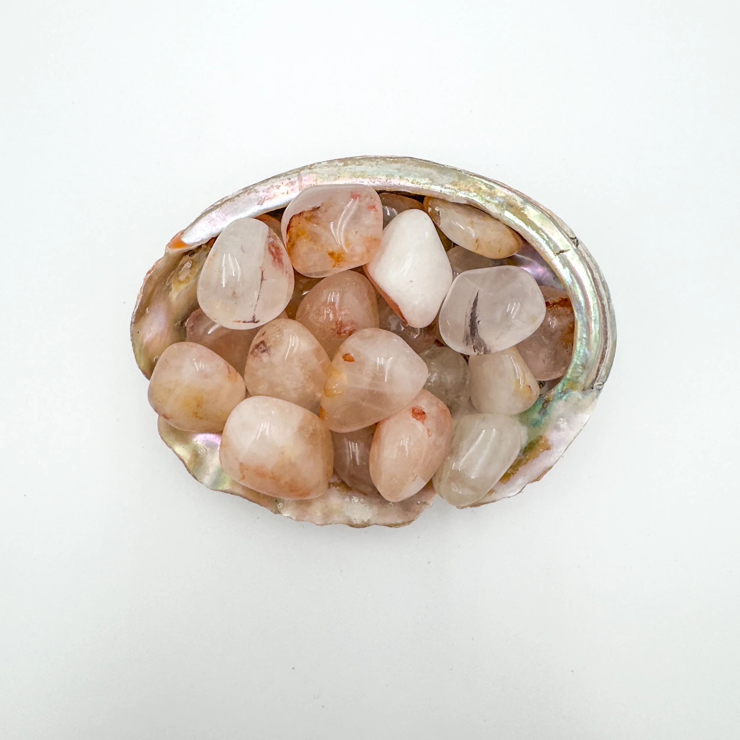 Fire Quartz Tumbled Stones (1.25-2 Inch - AA Grade - 16-24 Pieces Per Pound) Ethically Sourced from Madagascar - Beyond Bohemian