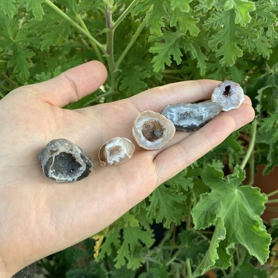 Agate Raw Geodes (0.75-1.50 Inch - AA Grade - 32-48 Pieces Per Pound) Ethically Sourced from Brazil - Beyond Bohemian