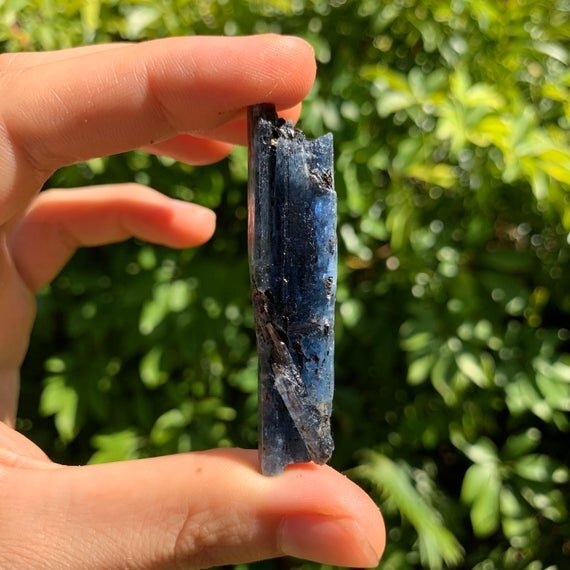 Blue Kyanite Raw Crystal Blades (1-2 Inch - AA Grade - 48-80 Pieces Per Pound) Ethically Sourced from Zimbabwe - Beyond Bohemian
