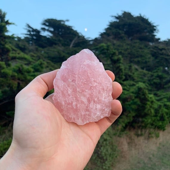 Rose Quartz Raw Crystals (AAA Grade - Per Piece) Ethically Sourced from Madagascar - Beyond Bohemian