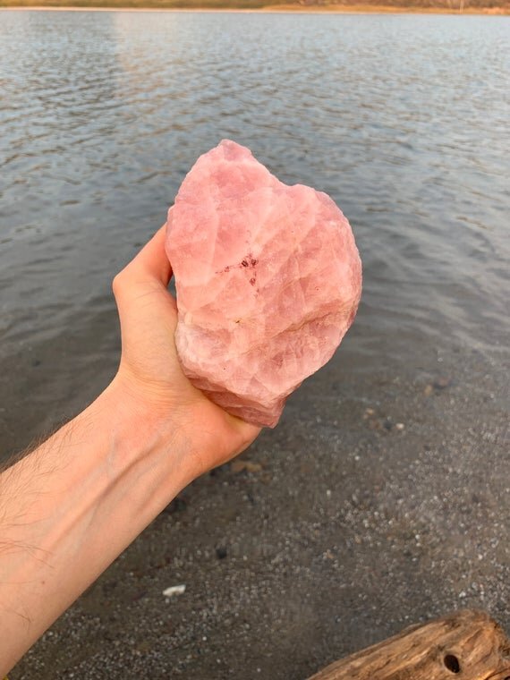 Rose Quartz Raw Crystals (AAA Grade - Per Piece) Ethically Sourced from Madagascar - Beyond Bohemian