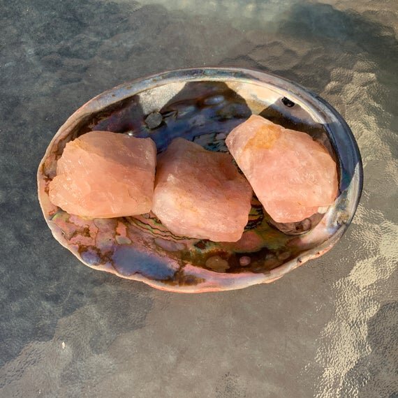 Rose Quartz Raw Crystals (1.50-3 Inch - A Grade - 3-4 Pieces Per Pound) Ethically Sourced from South Dakota - Beyond Bohemian