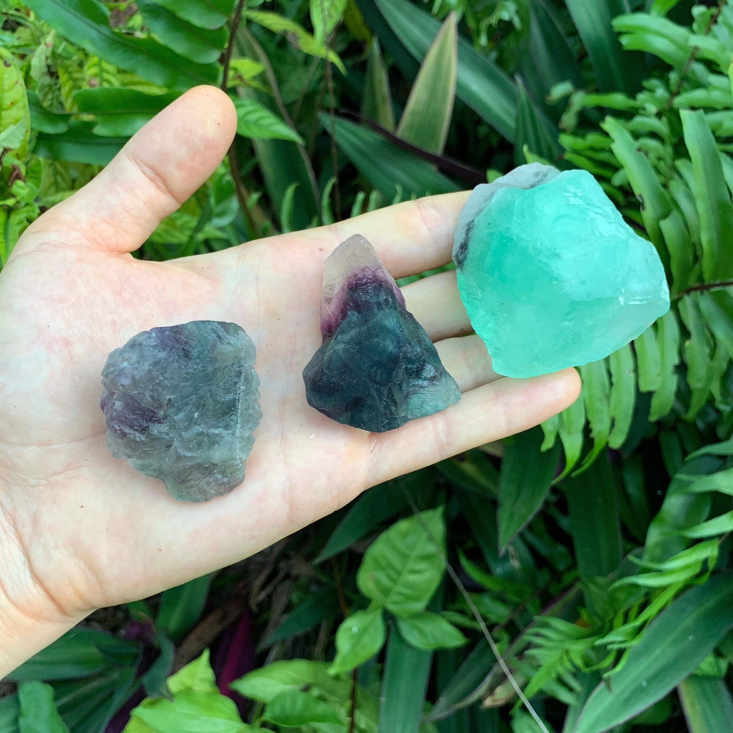Fluorite Raw Stones (2-3 Inch - AA Grade - 3-4 Pieces Per Pound) Ethically Sourced from China - Beyond Bohemian