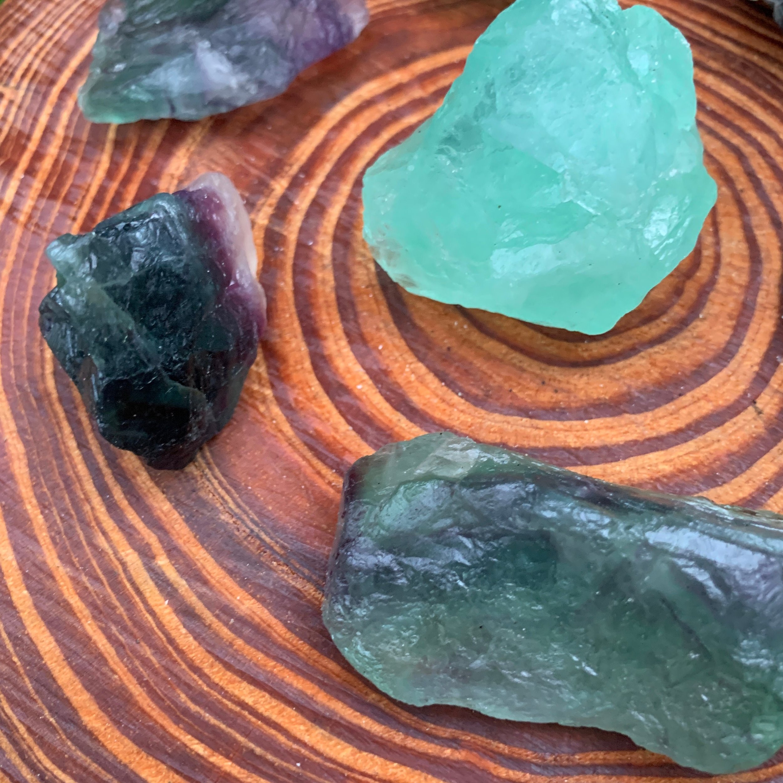 Fluorite Raw Stones (2-3 Inch - AA Grade - 3-4 Pieces Per Pound) Ethically Sourced from China - Beyond Bohemian