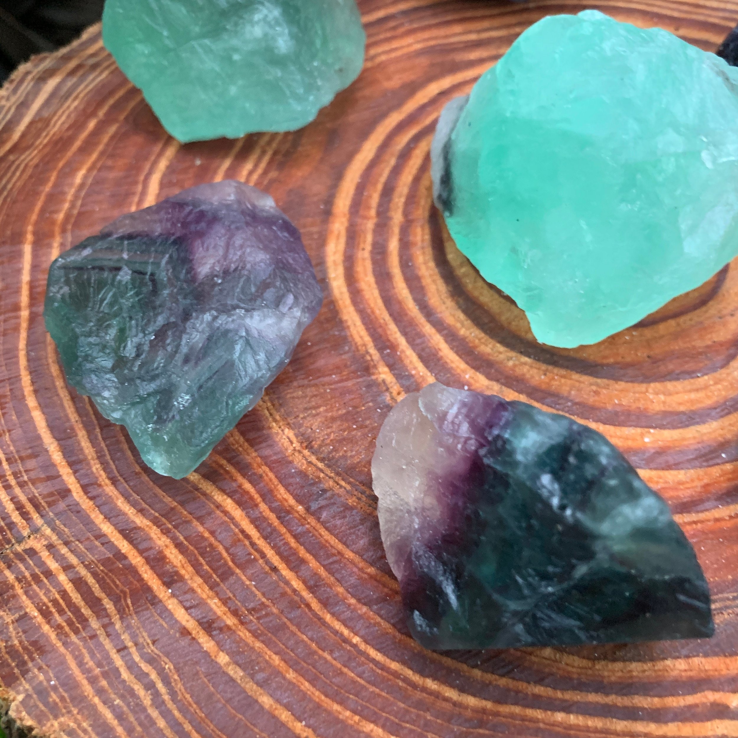 Fluorite Raw Stones (2-3 Inch - AA Grade - 3-4 Pieces Per Pound) Ethically Sourced from China - Beyond Bohemian