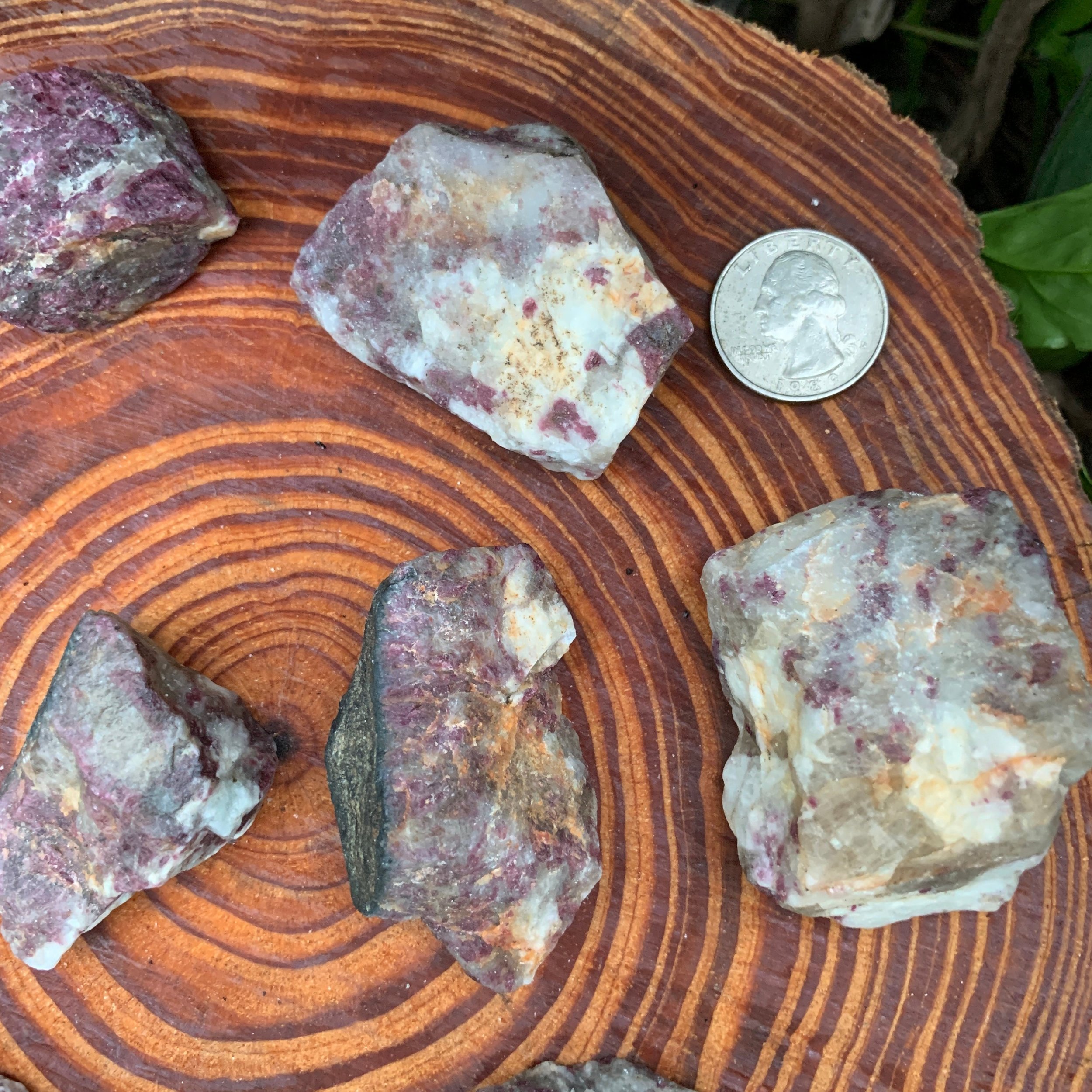 Pink Tourmaline Raw Stones (1-2 Inch - AA Grade - 8-12 Pieces Per Pound) Ethically Sourced from Madagascar - Beyond Bohemian
