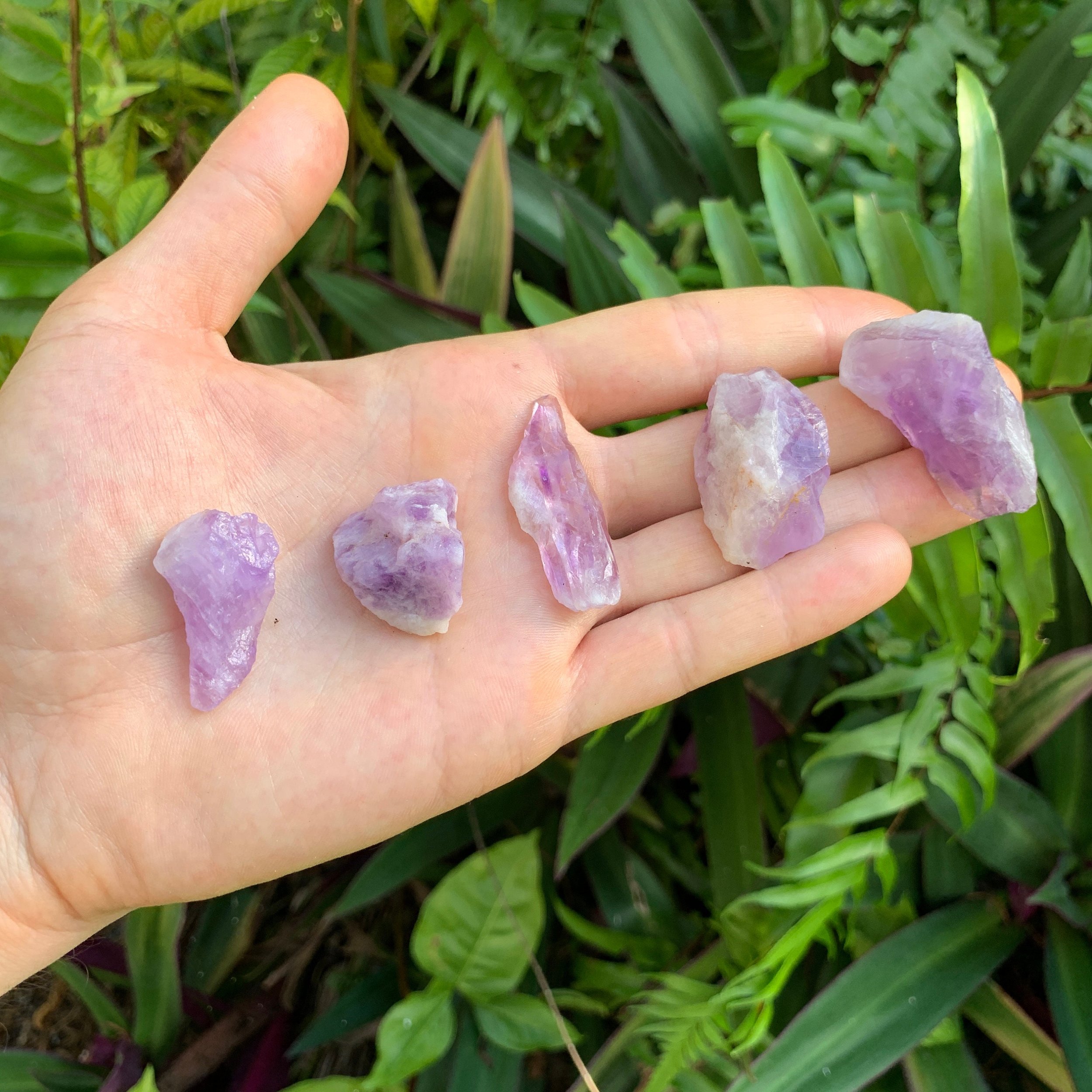 Amethyst Raw Crystals (0.50-1.50 Inch - AA Grade - 32-64 Pieces Per Pound) Ethically Sourced from Madagascar - Beyond Bohemian