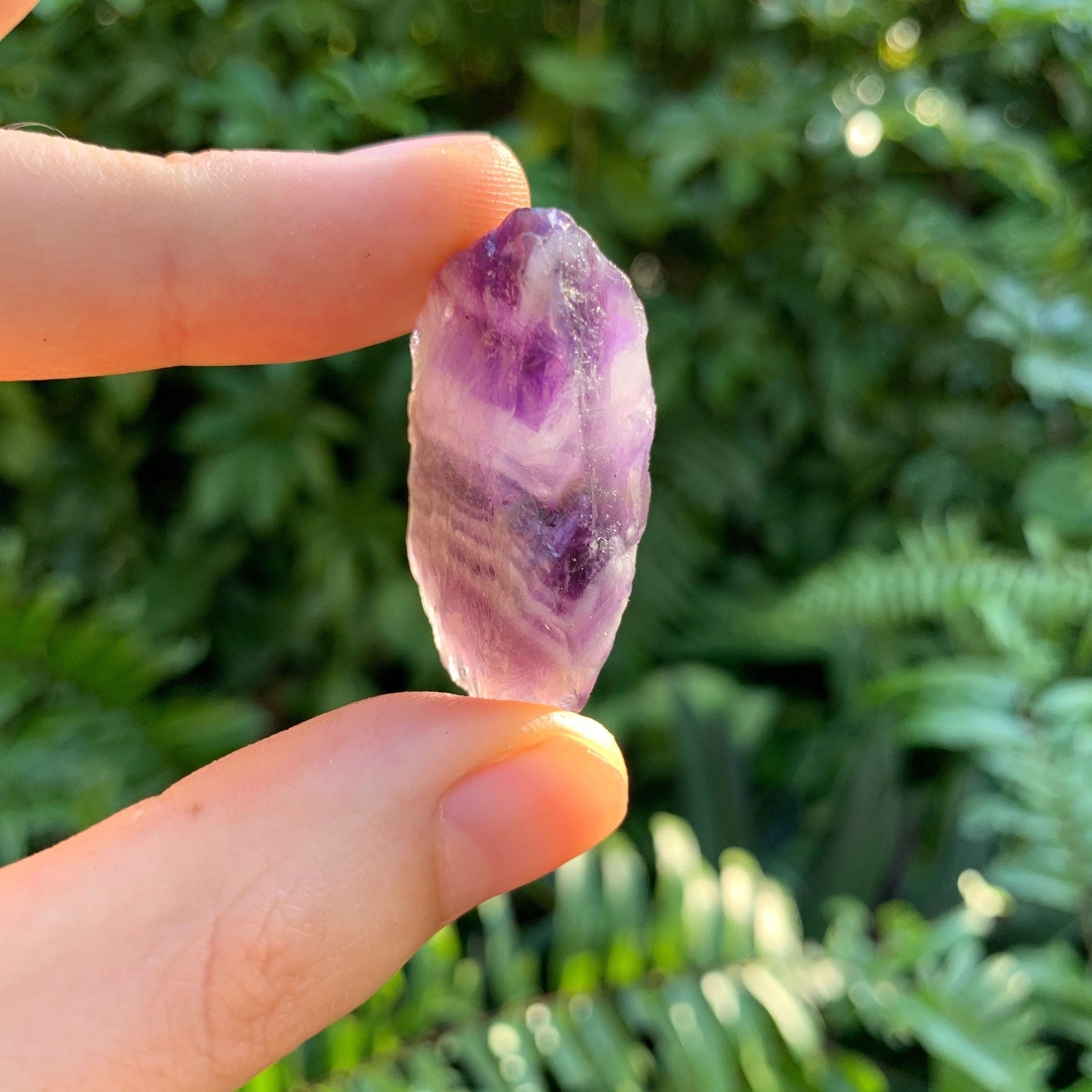 Chevron Amethyst Raw Crystals (0.50-1.50 Inch - AA Grade - 32-64 Pieces Per Pound) Ethically Sourced from Zambia - Beyond Bohemian