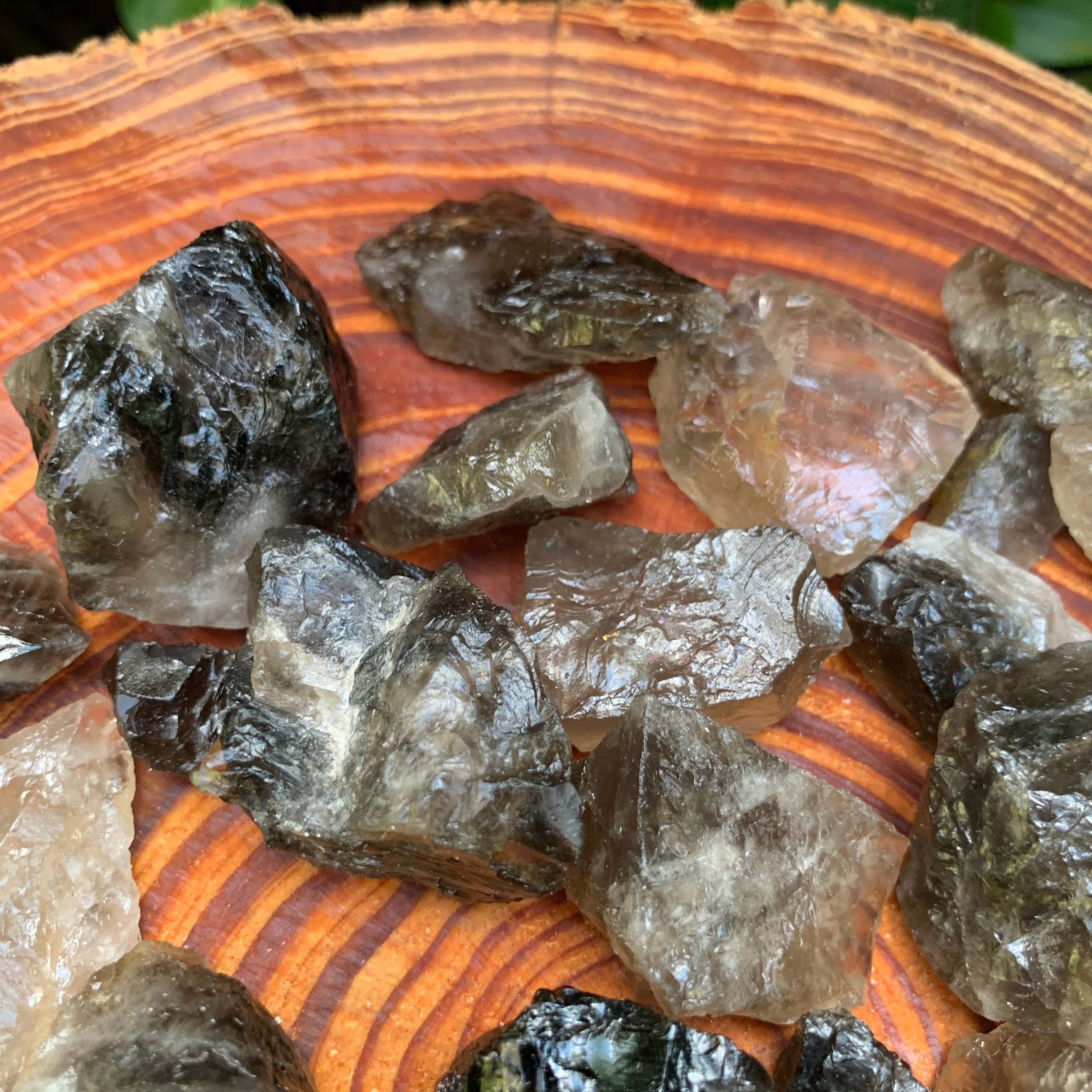 Smoky Quartz Raw Crystals (0.50-1.50 Inch - AA Grade - 32-64 Pieces Per Pound) Ethically Sourced from Madagascar - Beyond Bohemian