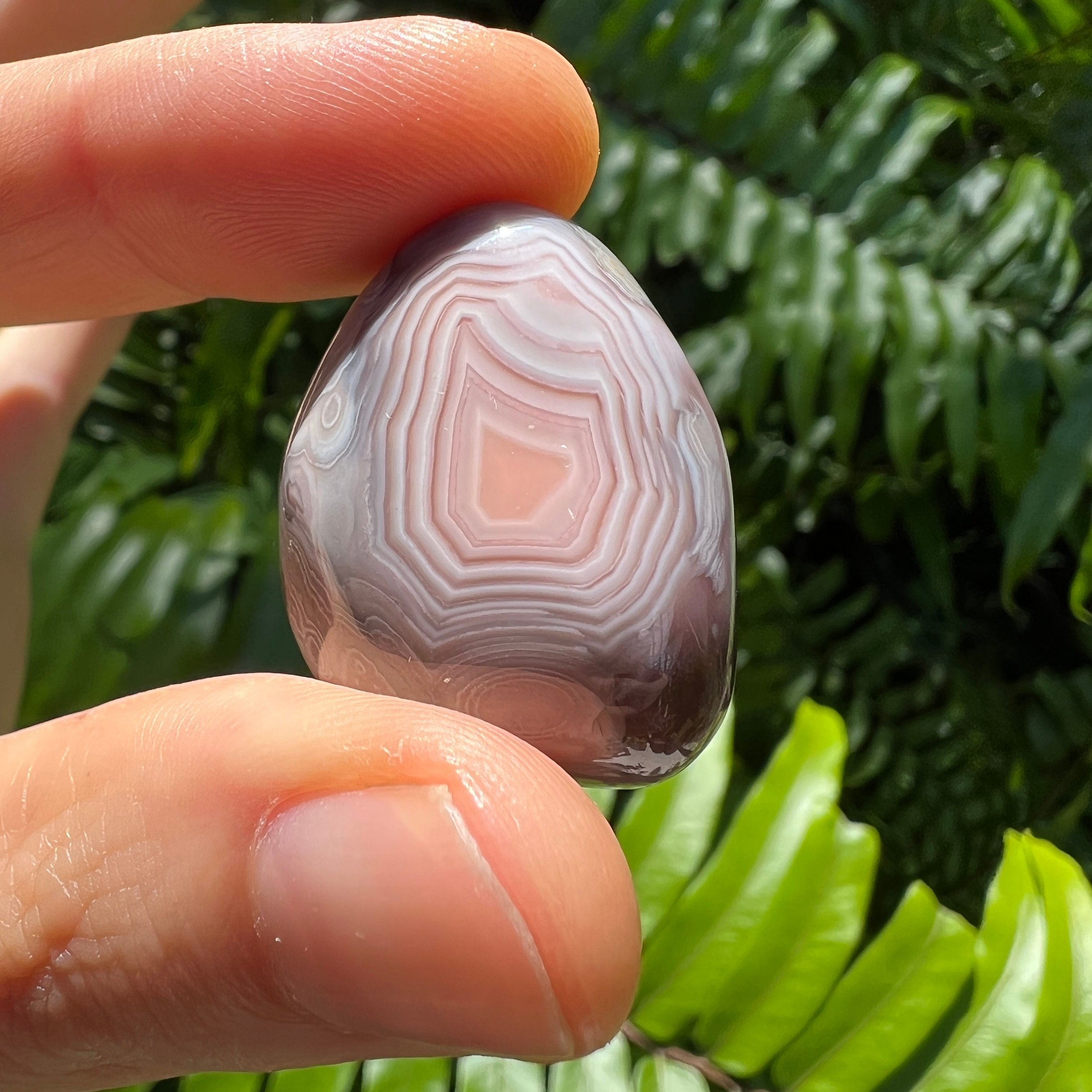 Pink Agate Tumbled Stones (1-1.50 Inch - AA Grade - 24-40 Pieces Per Pound) Ethically Sourced from Botswana - Beyond Bohemian