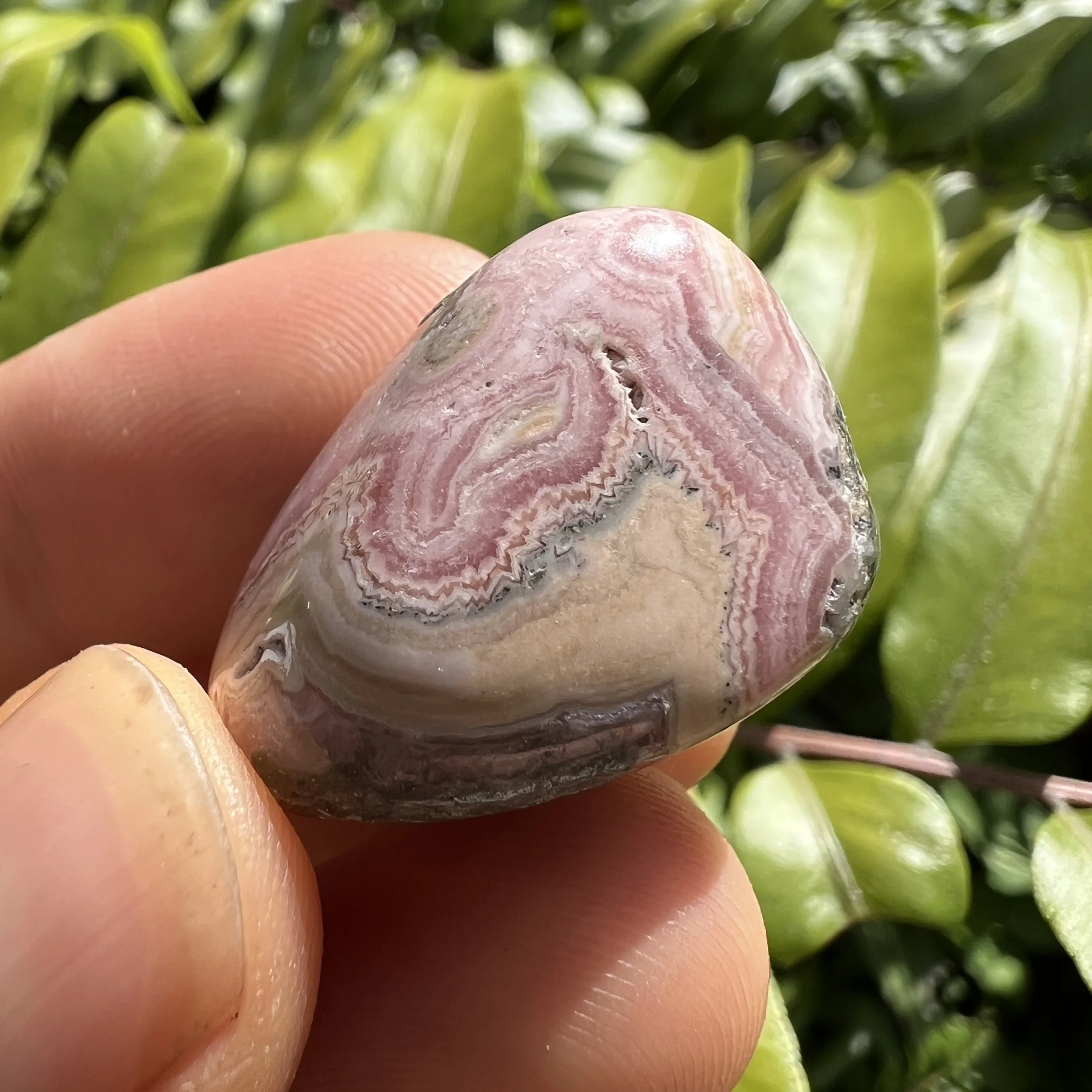 Rhodochrosite Hand Polished Stones (0.75-1.25 Inch - A Grade - 24-40 Pieces Per Pound) Ethically Sourced from Argentina - Beyond Bohemian