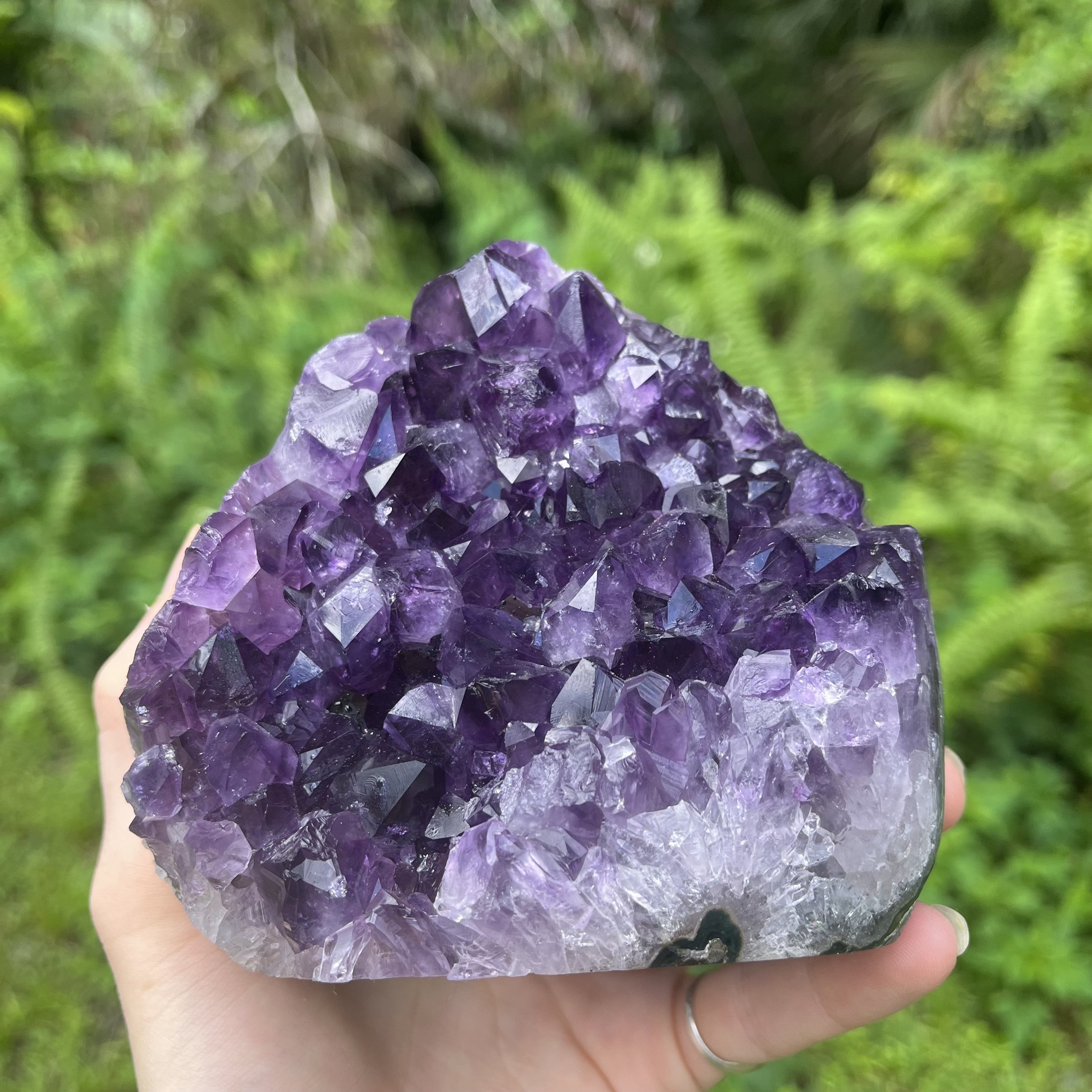 Amethyst Polished Crystal Geode Ethically Sourced from Uruguay - Beyond Bohemian
