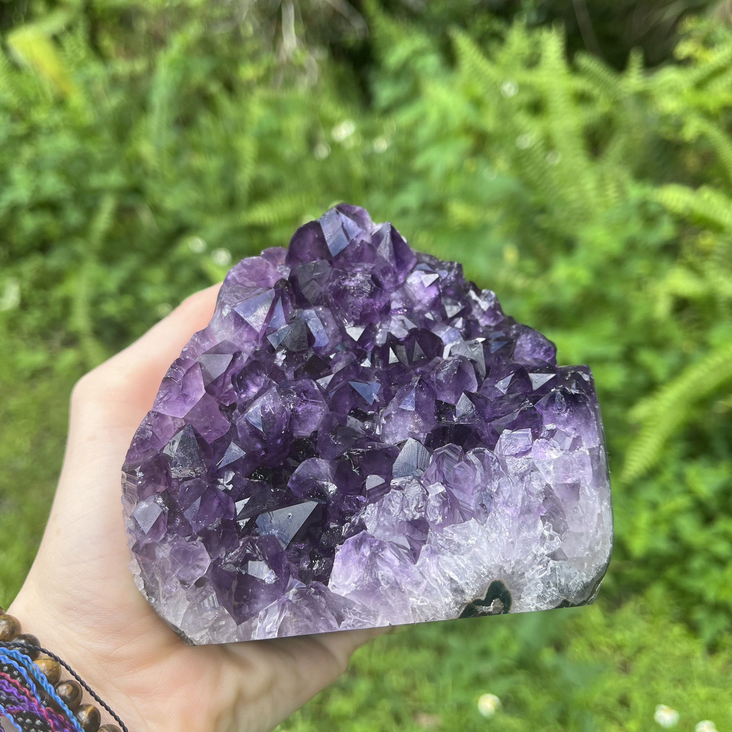 Amethyst Polished Crystal Geode Ethically Sourced from Uruguay - Beyond Bohemian