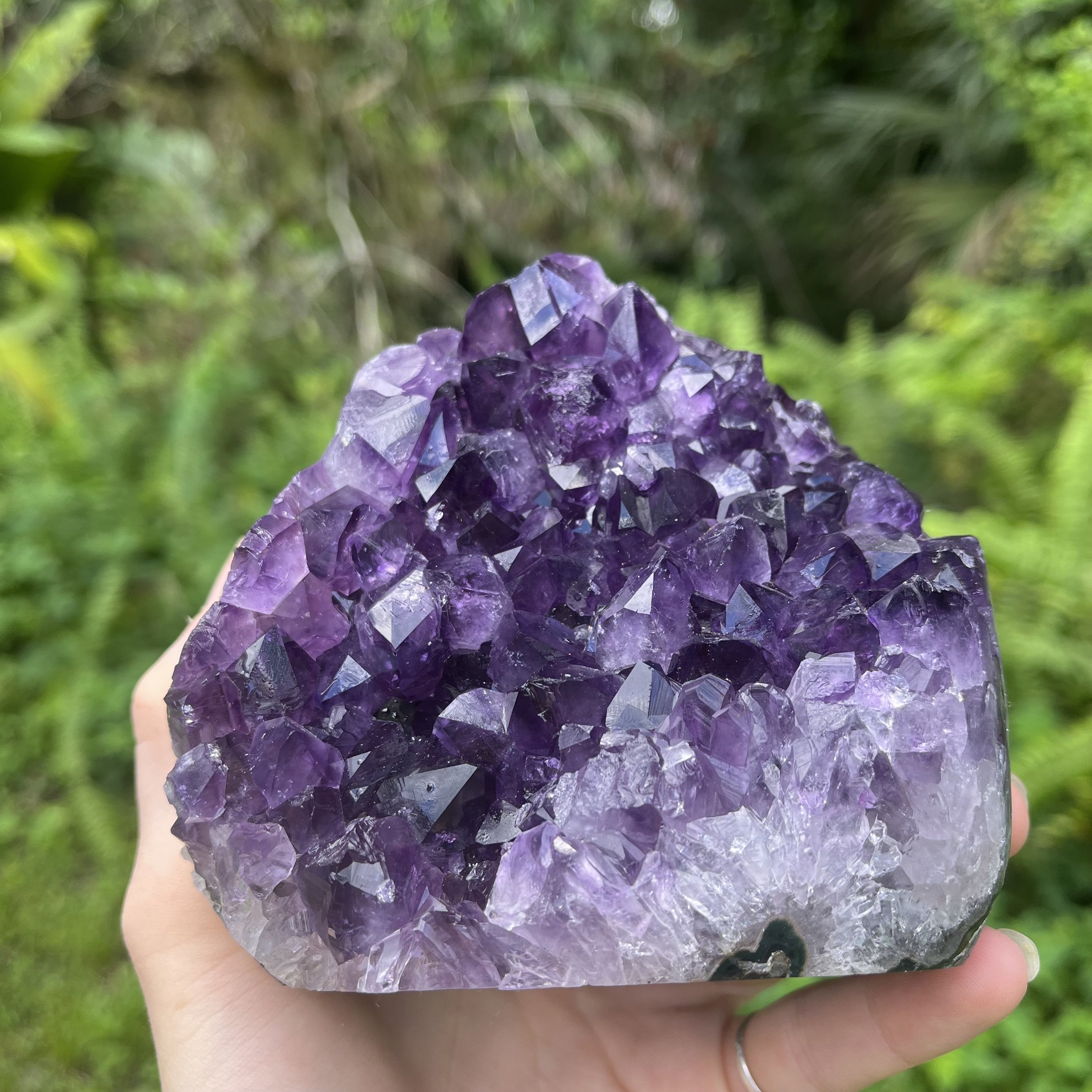Amethyst Polished Crystal Geode Ethically Sourced from Uruguay - Beyond Bohemian