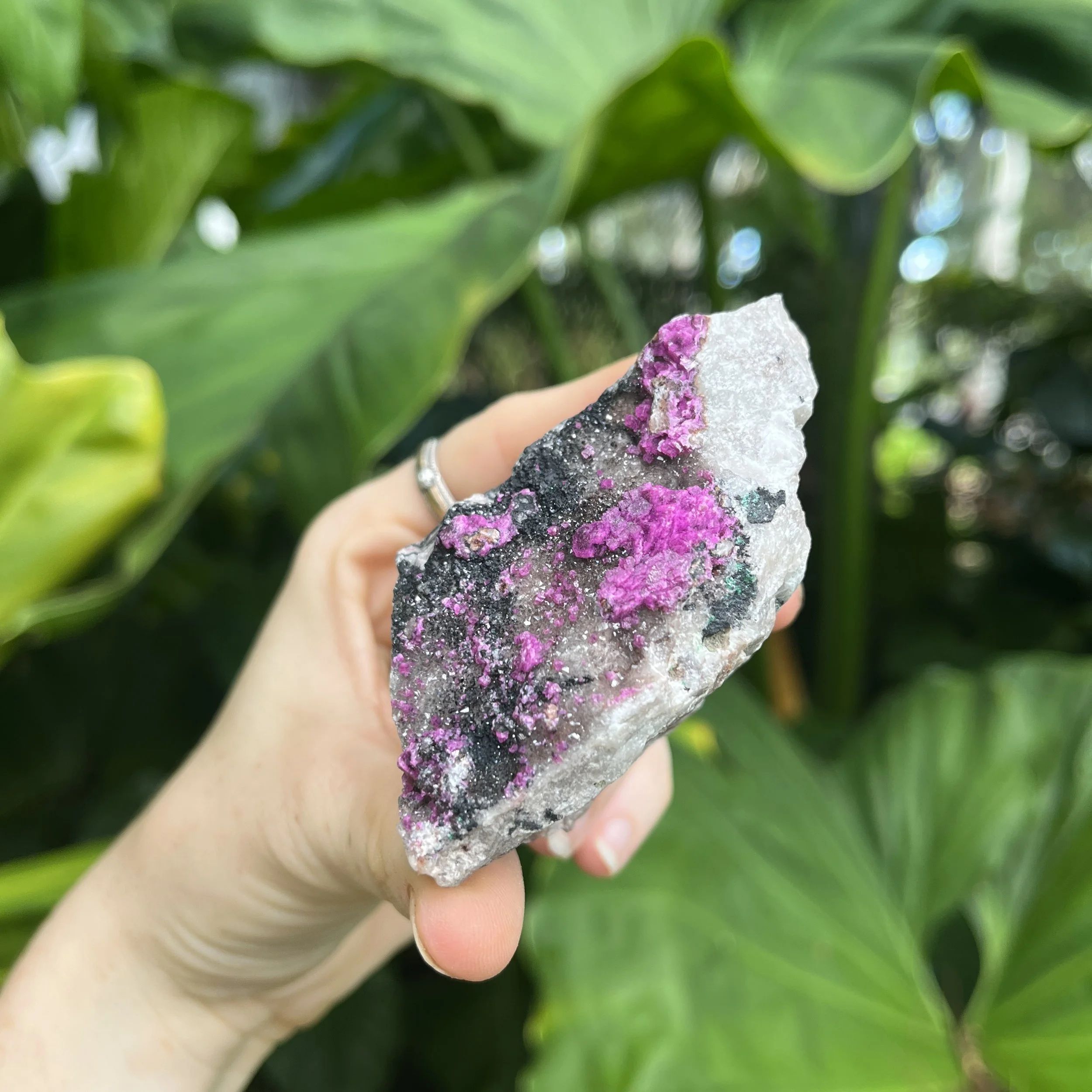 Cobalt Calcite Raw Crystal Specimen Ethically Sourced from Democratic