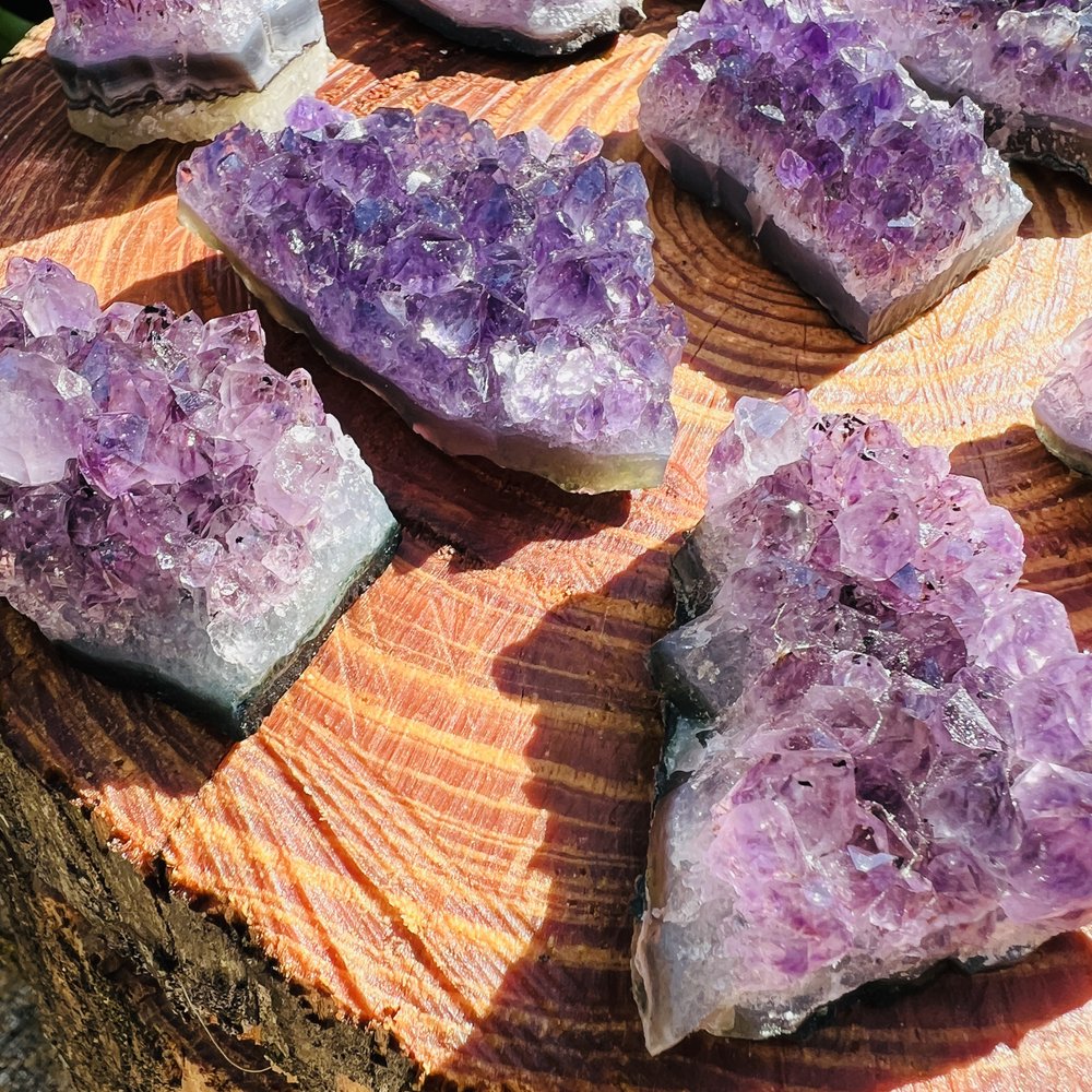 Amethyst Crystal Clusters for Lucky Spiritual 50 to 60g, Size: As described