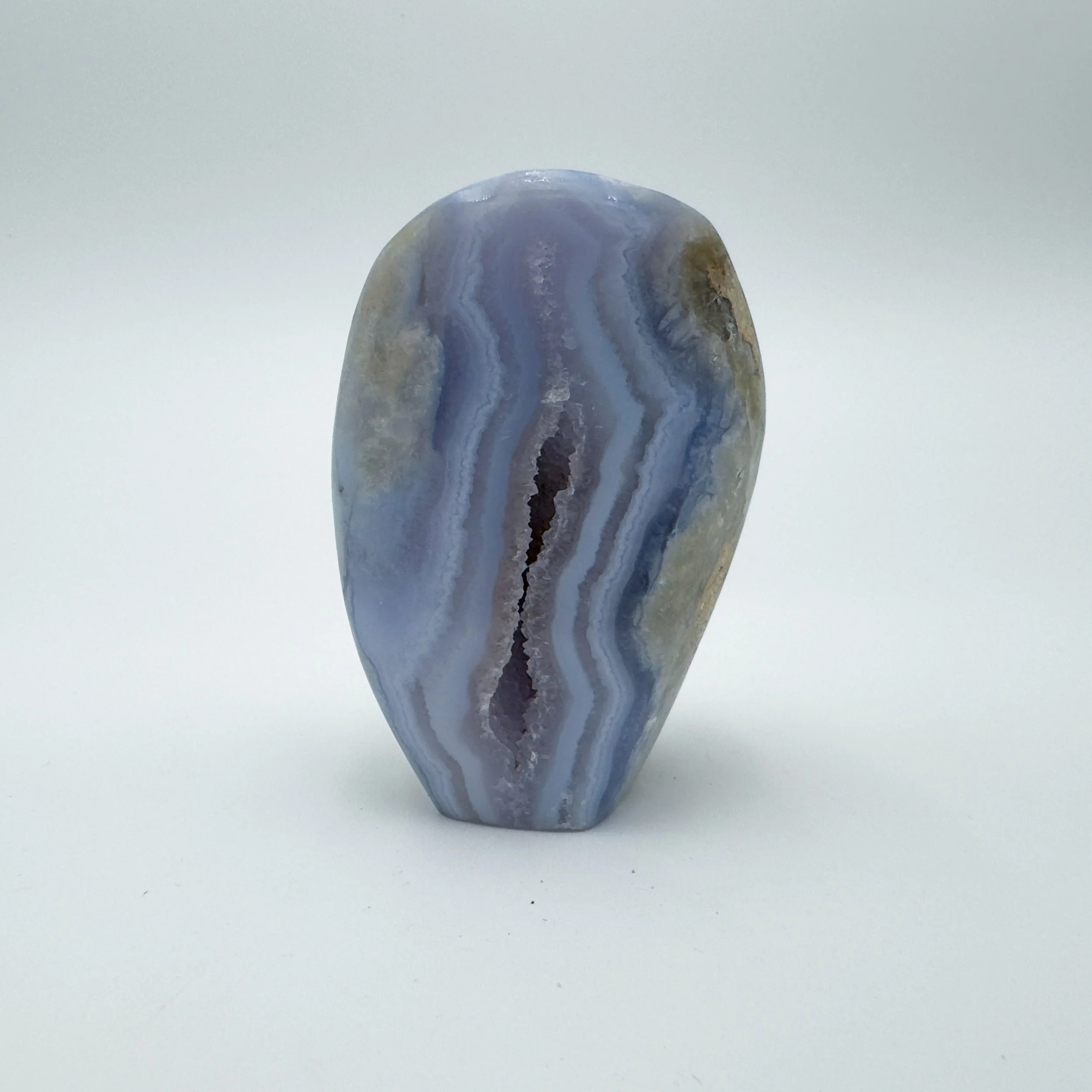 Blue Lace Agate Polished Crystal Geode 9205.jpg
