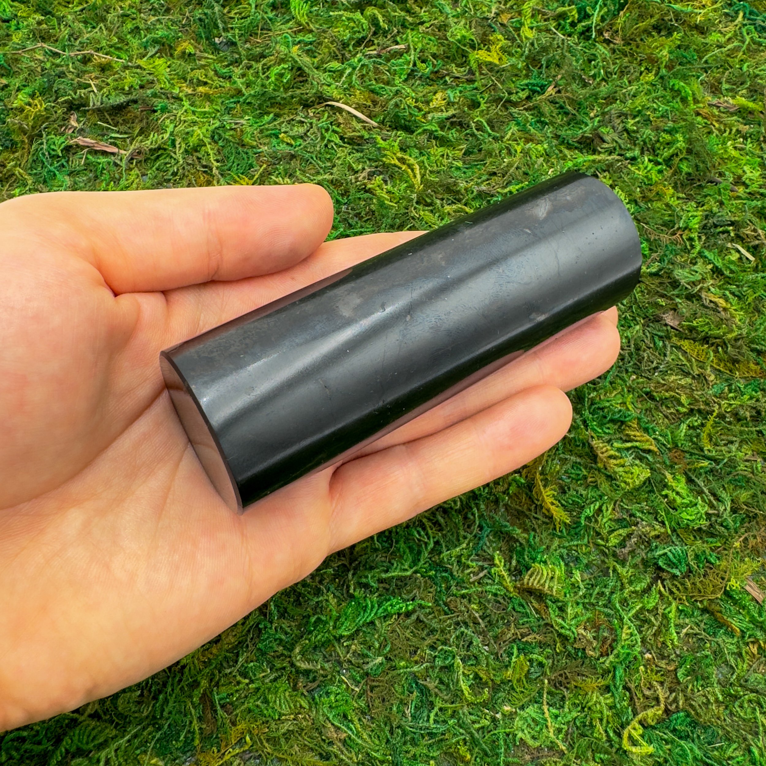 Shungite Polished Cylinders Ethically Sourced from Russia - Beyond Bohemian