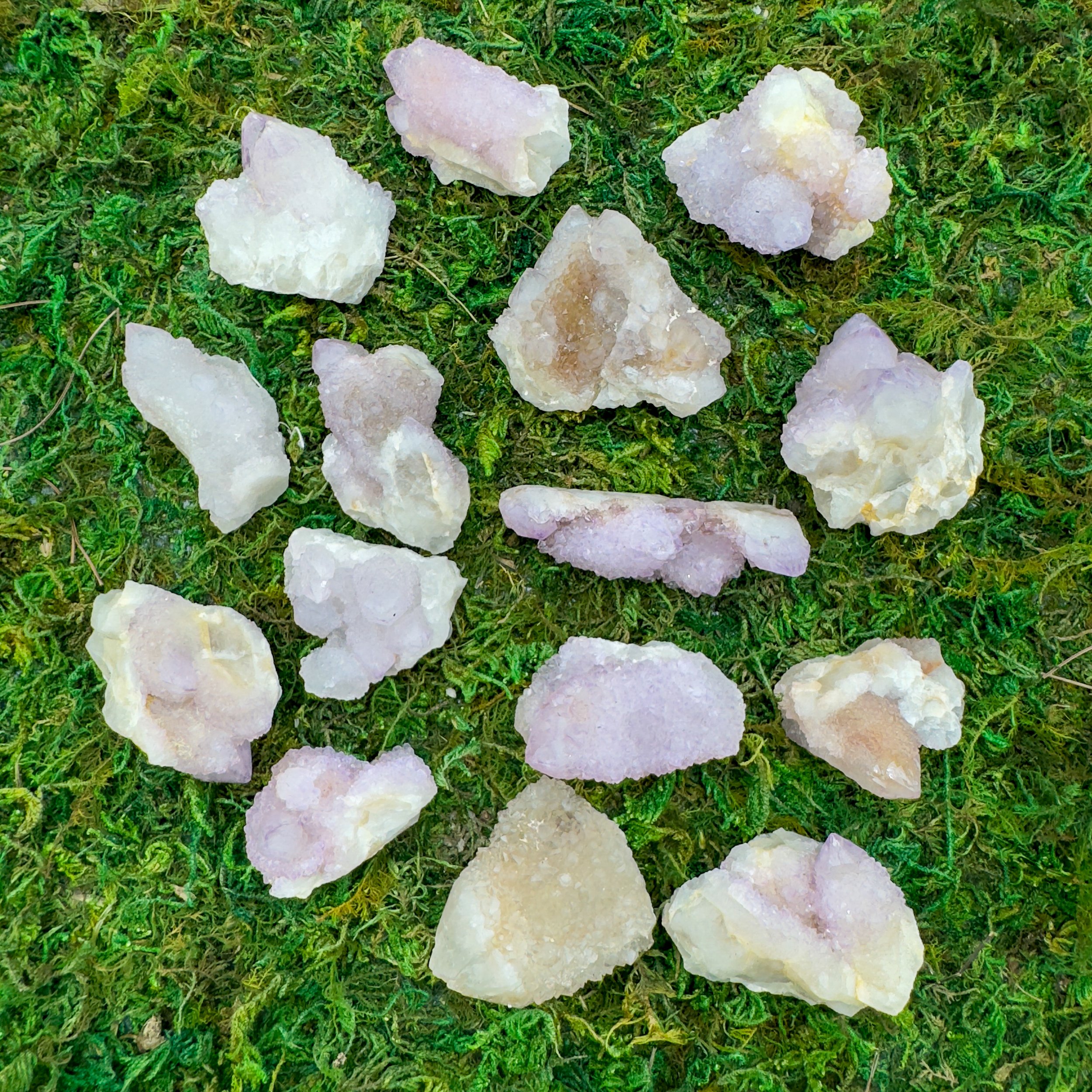 Cactus Spirit Quartz Raw Crystals (1-2 Inch - AA Grade - 12-20 Pieces Per Pound) Ethically Sourced from South Africa - Beyond Bohemian