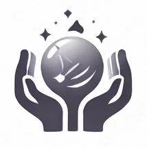 Manifestation crystal intention icon symbolizing intention setting, focused desire, and conscious creation