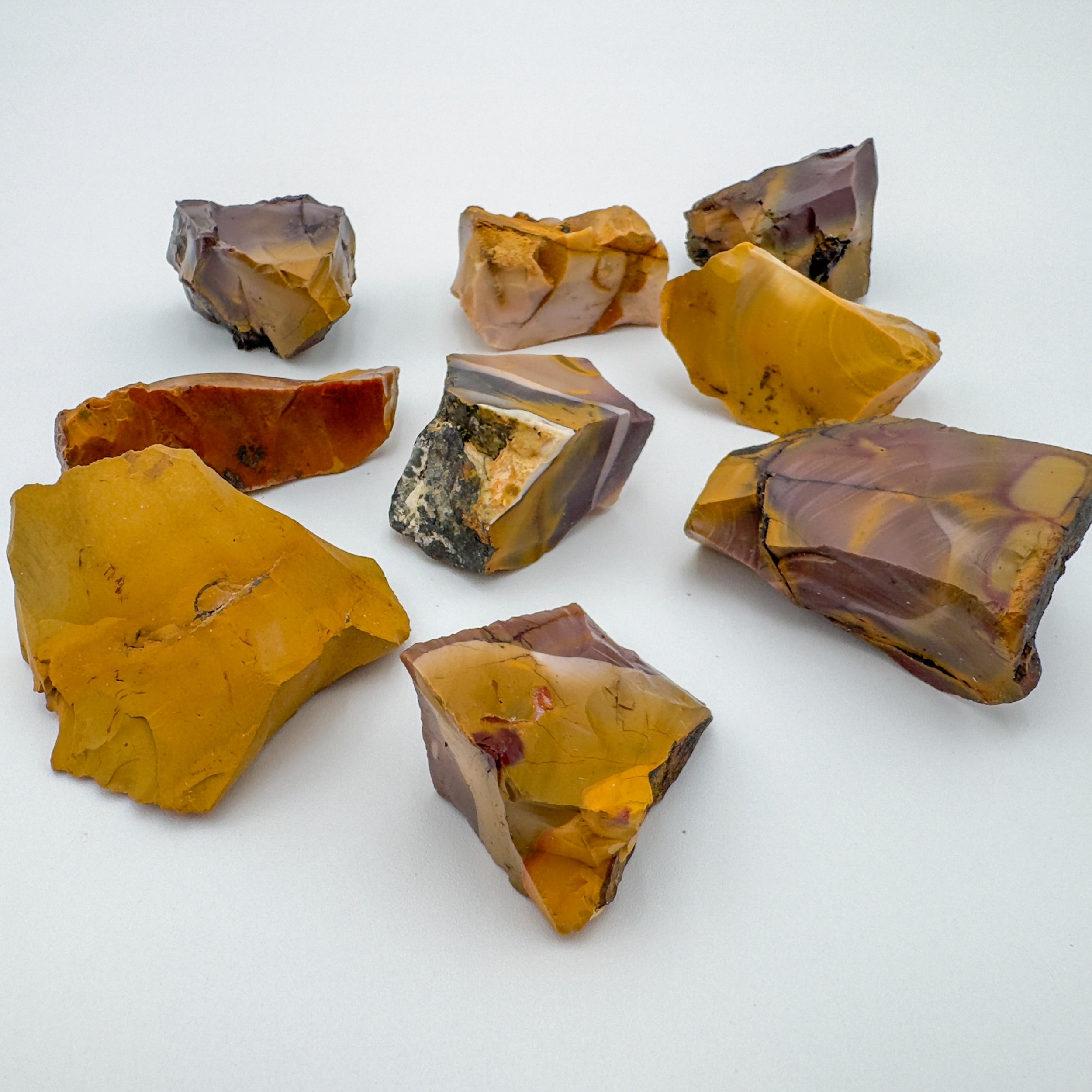 Mookaite Raw Stones (1.50-2.50 Inch - AA Grade - 6-10 Pieces Per Pound) Ethically Sourced from Australia - Beyond Bohemian