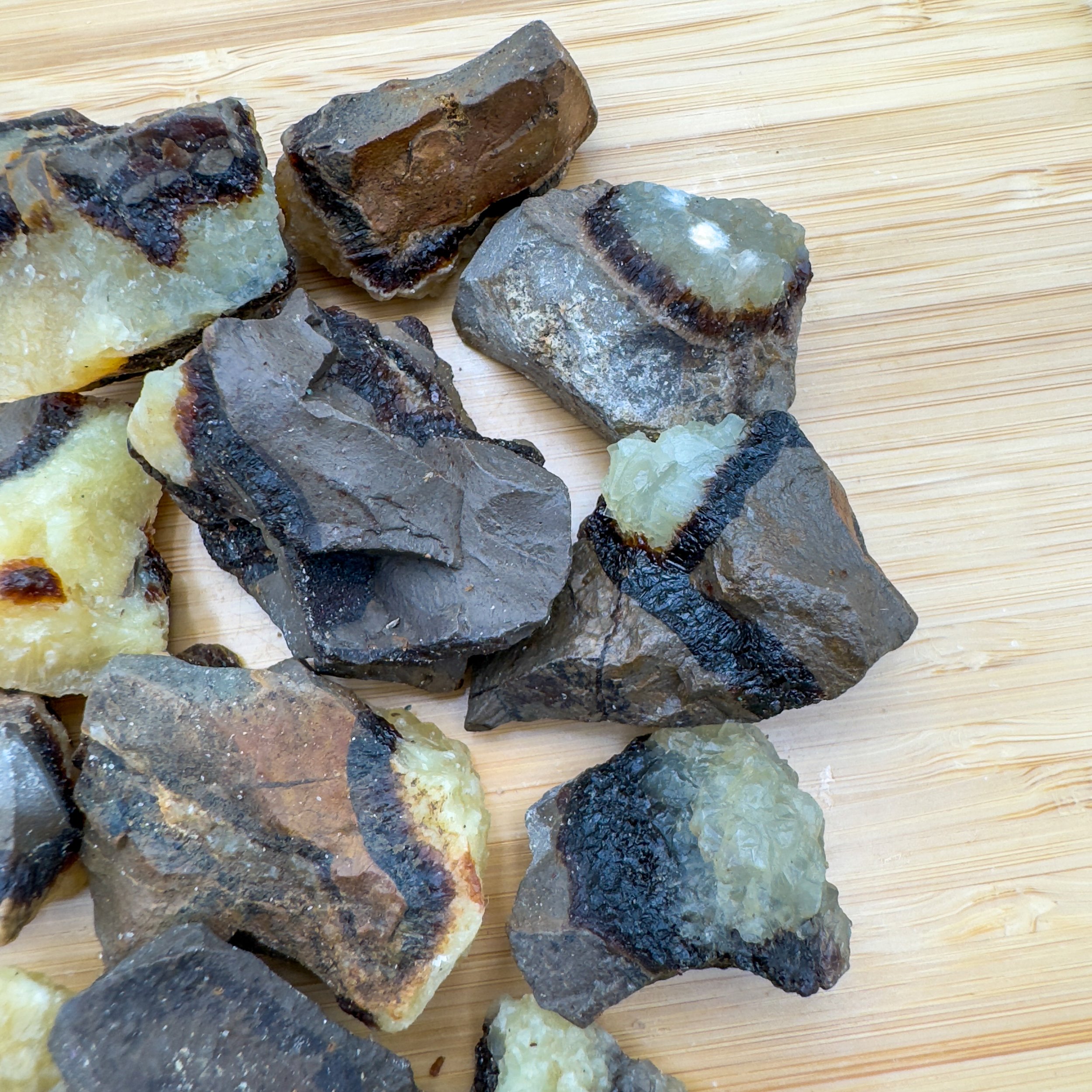Septarian Raw Stones (1-2 Inch - AA Grade - 12-20 Pieces Per Pound) Ethically Sourced from Madagascar - Beyond Bohemian