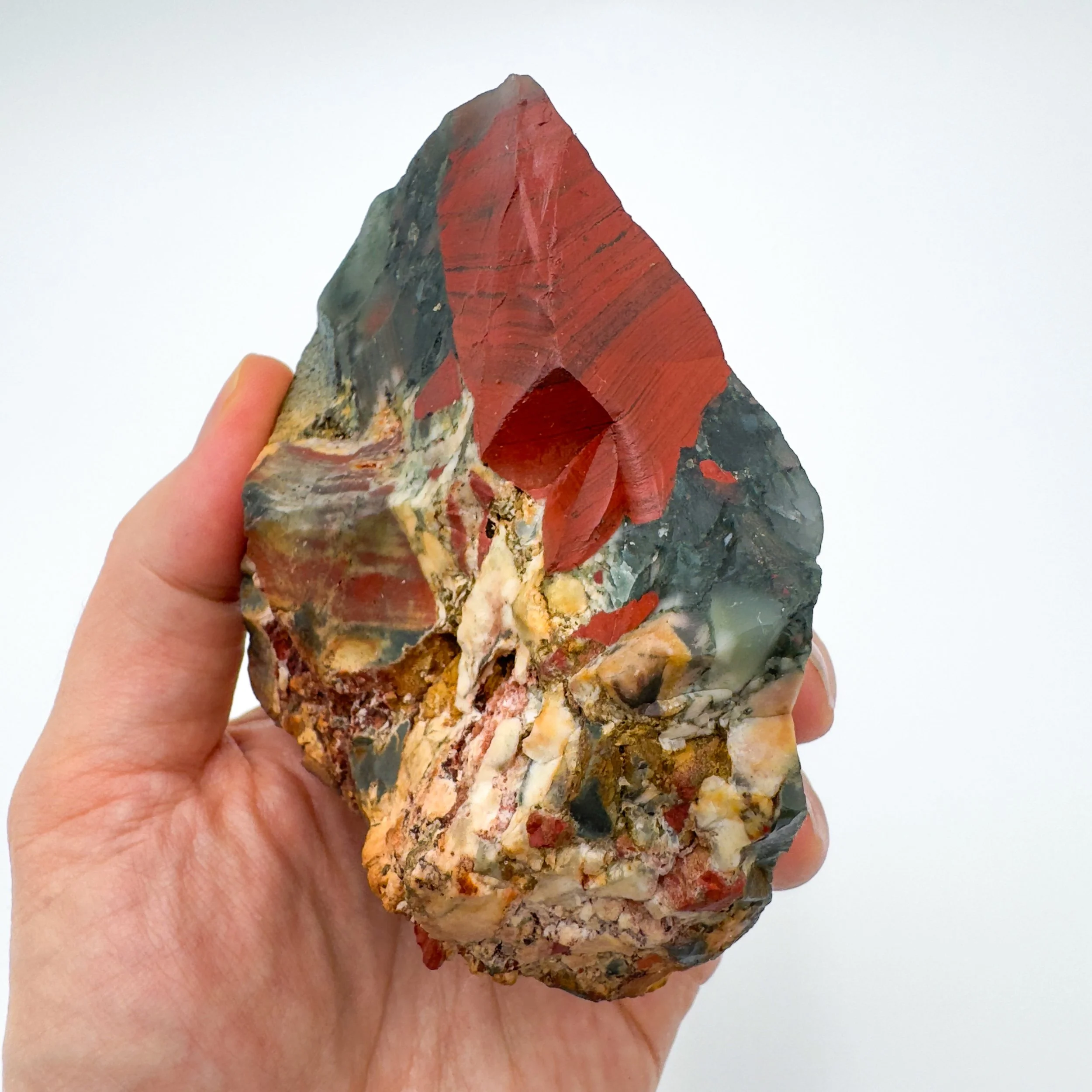 Raw Large Bloodstone Crystal Specimen 9383.jpg