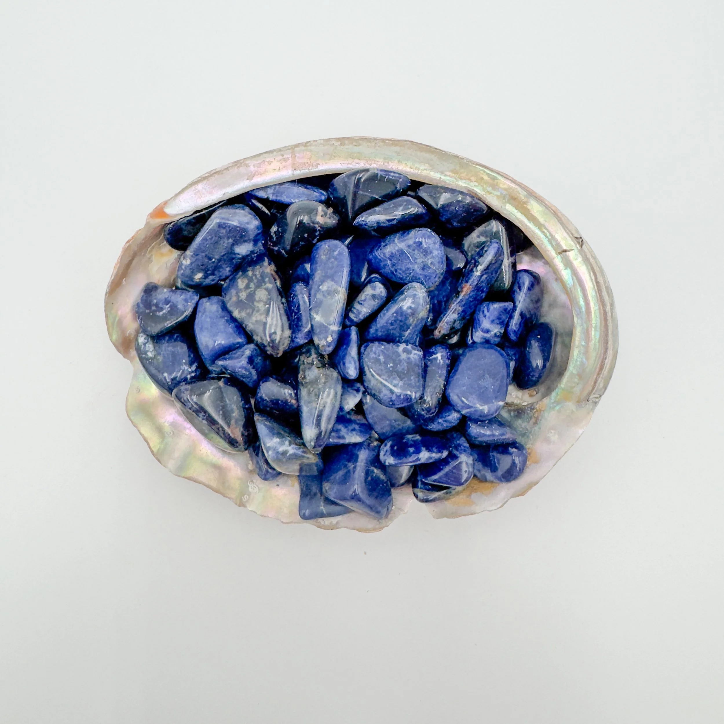 Wholesale small Sodalite crystals with deep blue tones