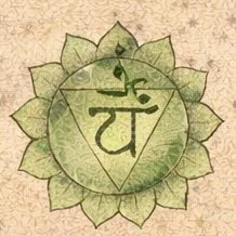 Hand-drawn Heart Chakra symbol for love, compassion, and emotional healing crystals